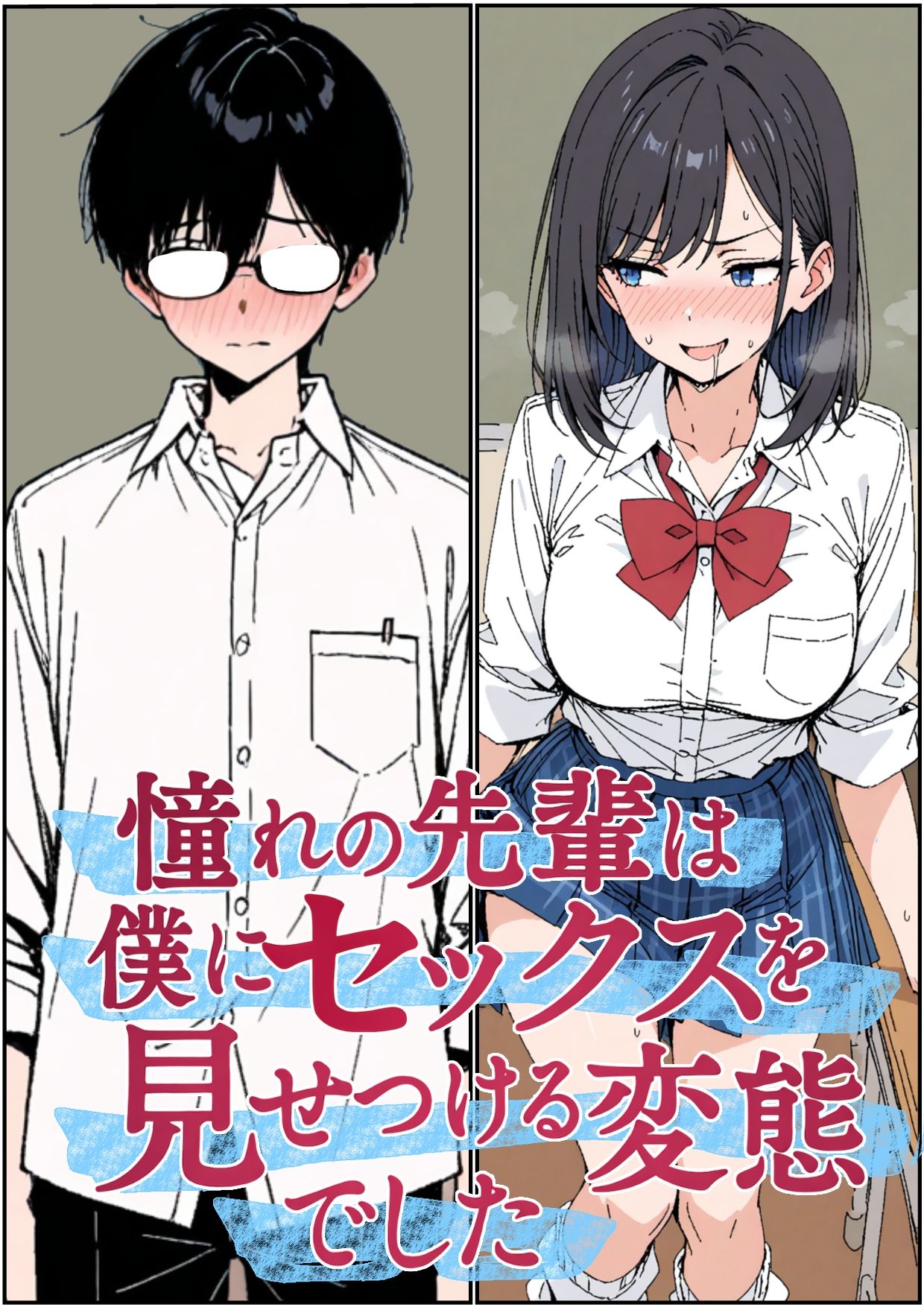 憧れの先輩は僕にセックスをみせつける変態でした - サンプル画像 10