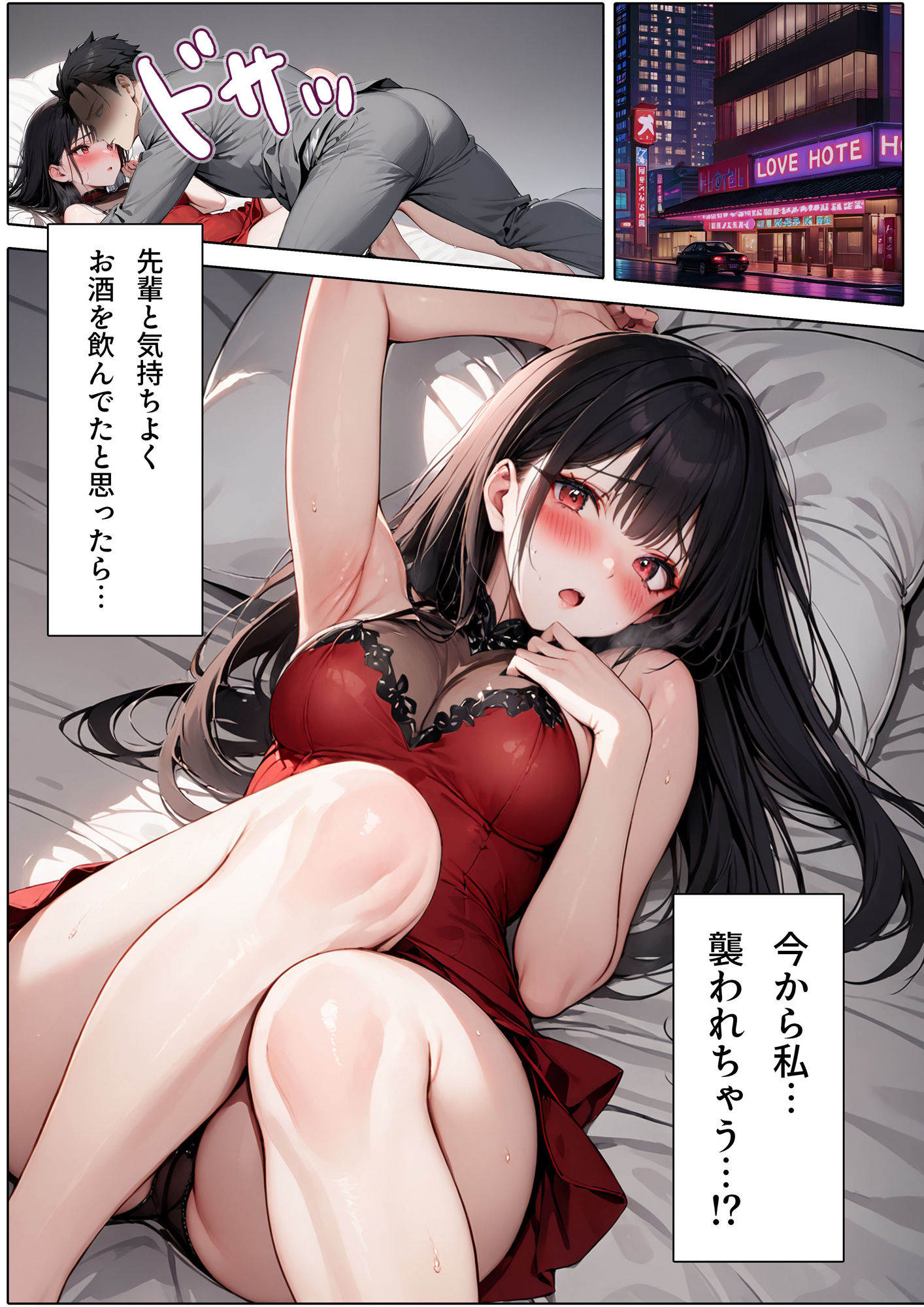 酔い夜の誘惑 - サンプル画像 1