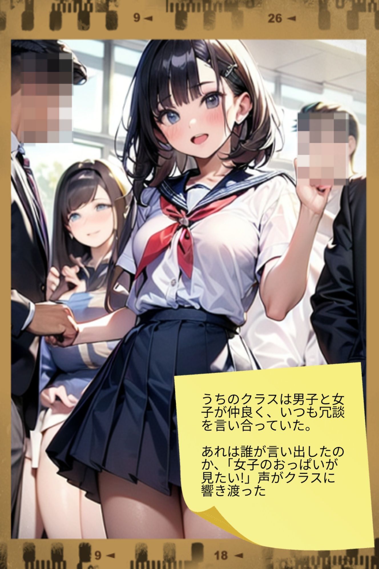 女子がおっぱいを見せてくれるクラス！ - サンプル画像 1