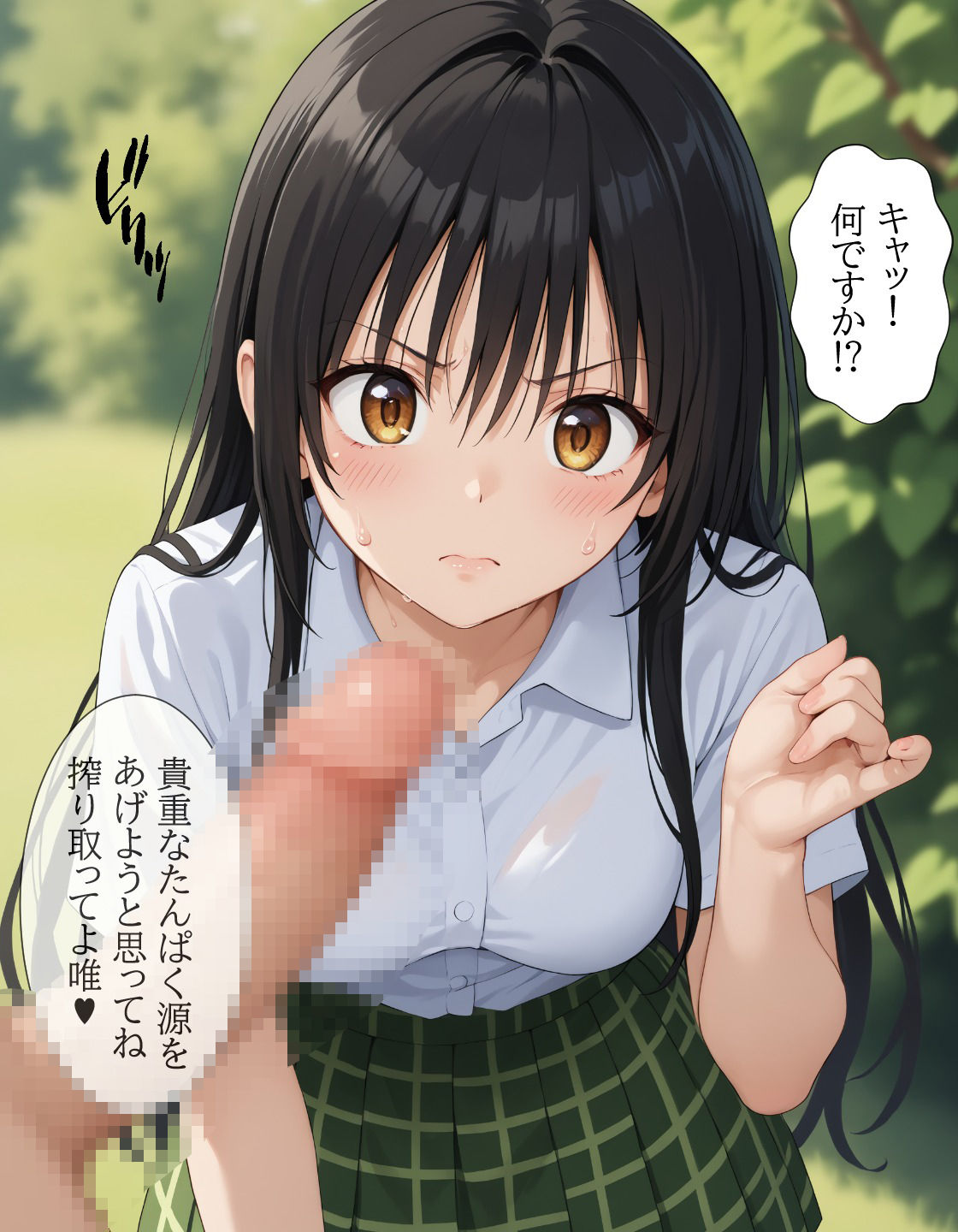 もしも古〇川唯と無人島で二人きりになったら - サンプル画像 2