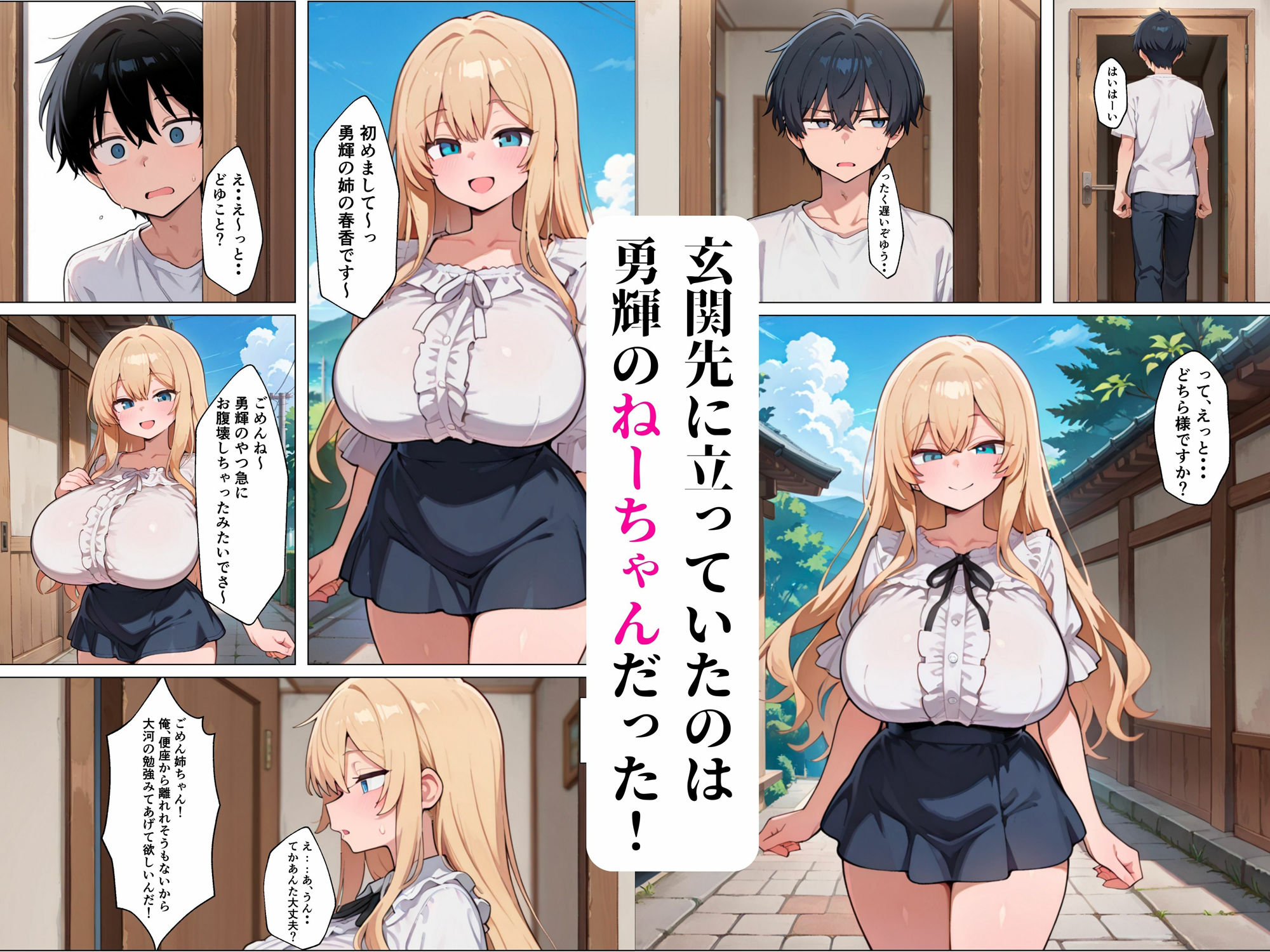 友達のねーちゃんに筆下ろしされる話 - サンプル画像 2