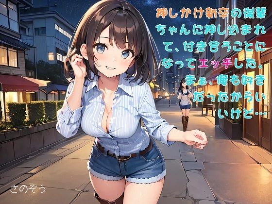 【お気軽小説】押しかけ新卒の後輩ちゃんに押し込まれて、付き合うことになってエッチした。まぁ、俺も好きだったからいいけど…