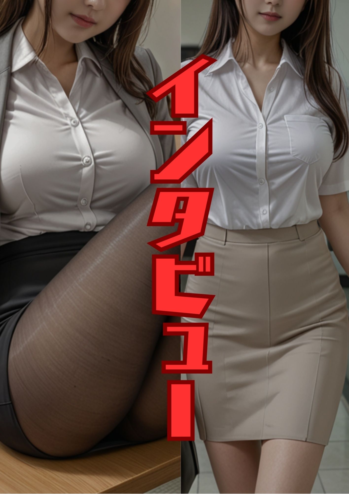 インタビュー  チカン男とセックスする美人OL - サンプル画像 3