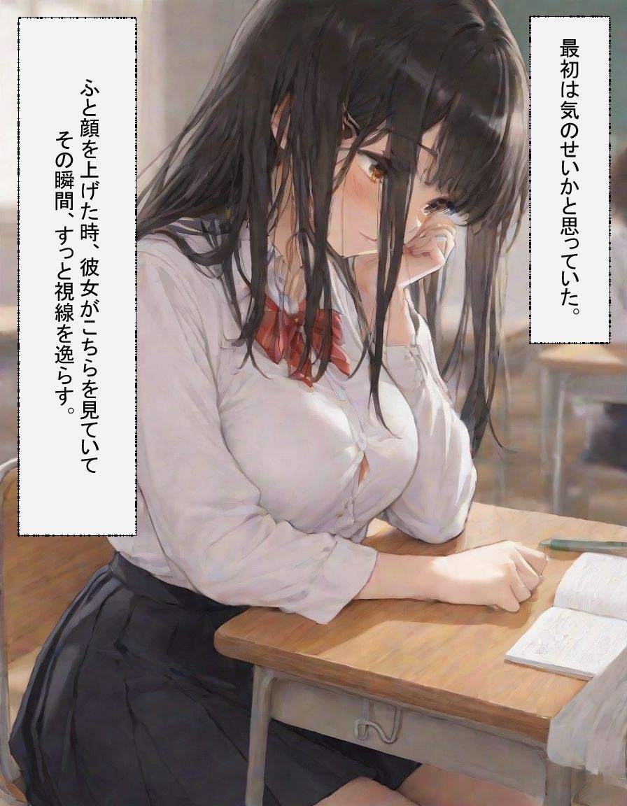 隣の席のクラスのアイドルは僕に対してちょっとエッチ - サンプル画像 2