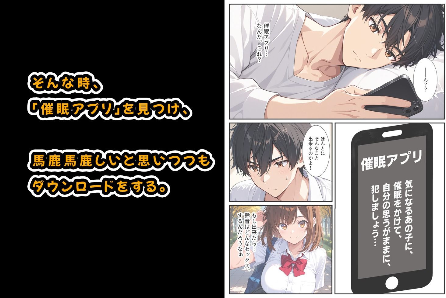 幼馴染が爆乳になったので催●アプリでヤっちゃいました！ - サンプル画像 2