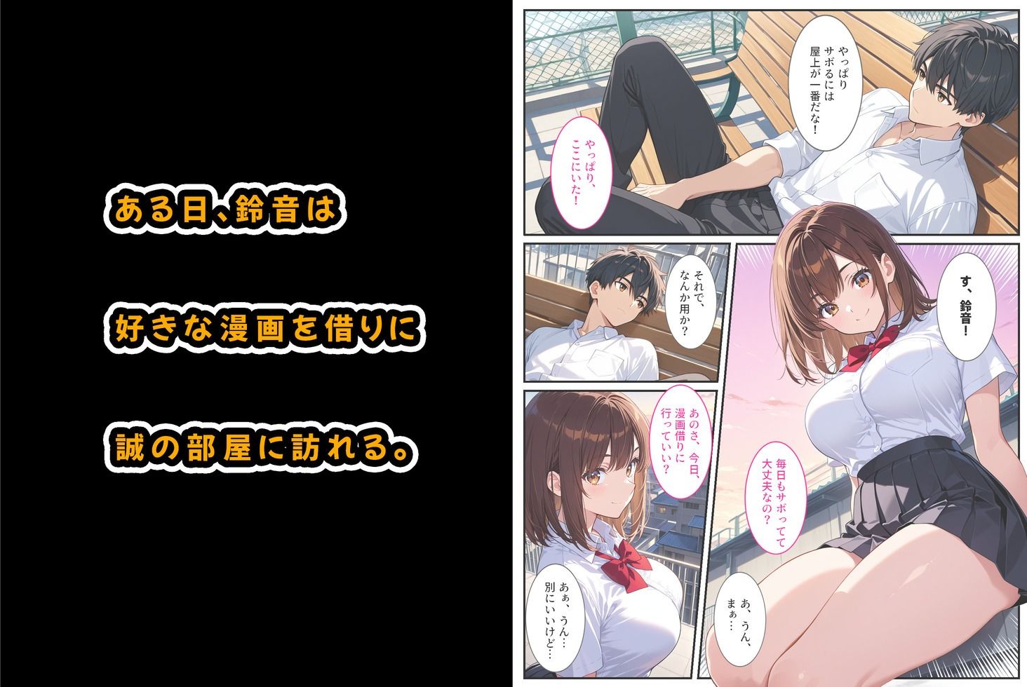 幼馴染が爆乳になったので催●アプリでヤっちゃいました！ - サンプル画像 3