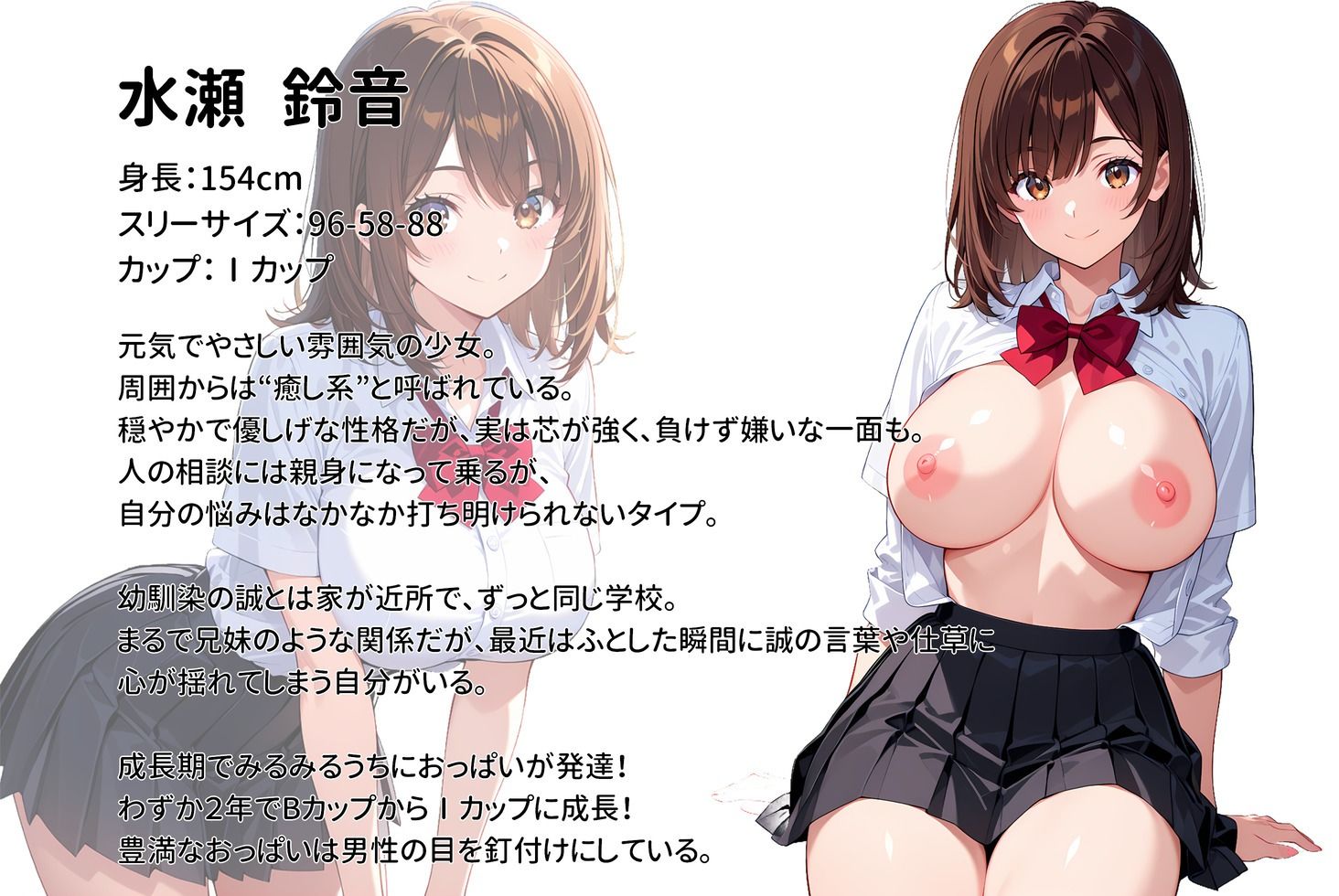 幼馴染が爆乳になったので催●アプリでヤっちゃいました！ - サンプル画像 8