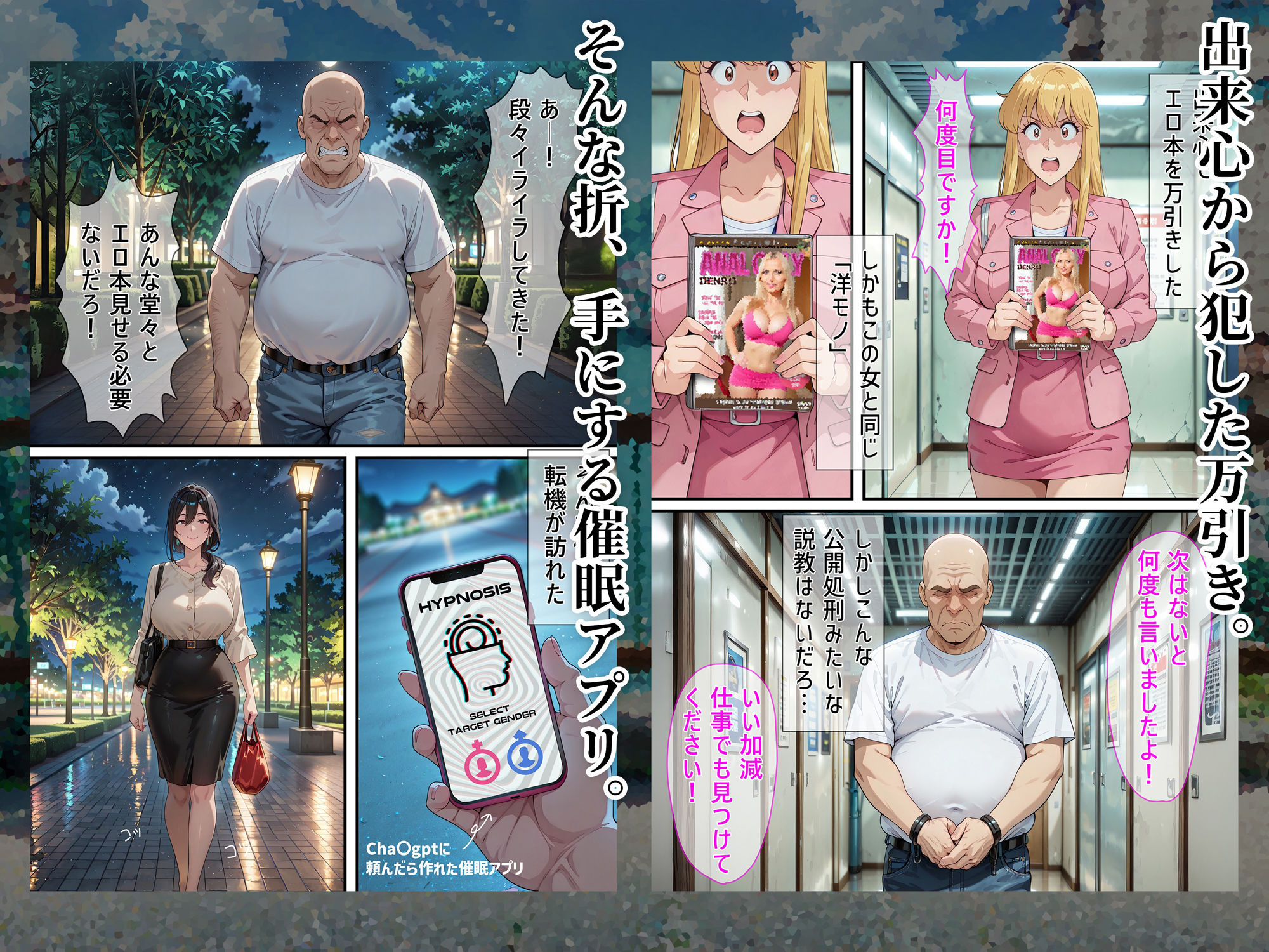 麗子さんの「公務」だから。-催●アプリで快楽漬けにされた婦警の話- - サンプル画像 2