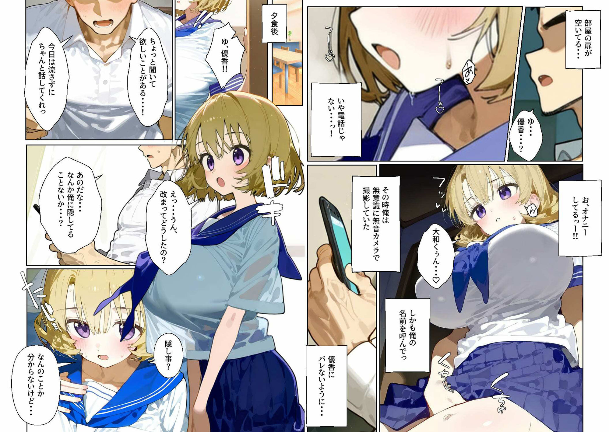 クラスメイトがある日突然家族になったら〜親の再婚で巨乳のクラスメイトと実の家族になってめちゃくちゃセックスする話〜 - サンプル画像 3