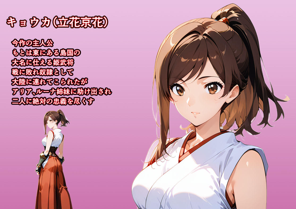 女剣士キョウカ - サンプル画像 1