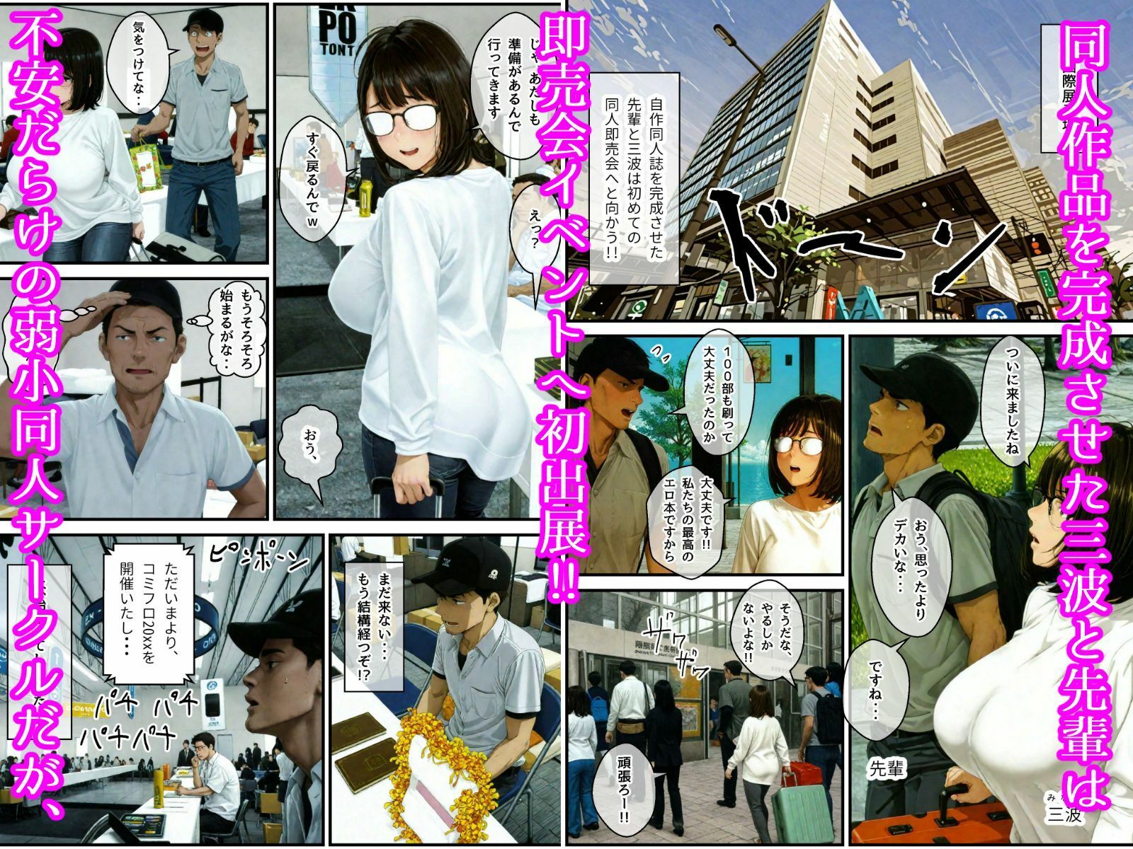 地味でオタクな女子とエロ漫画作ることになったんだが  コスプレ同人即売会編 - サンプル画像 1