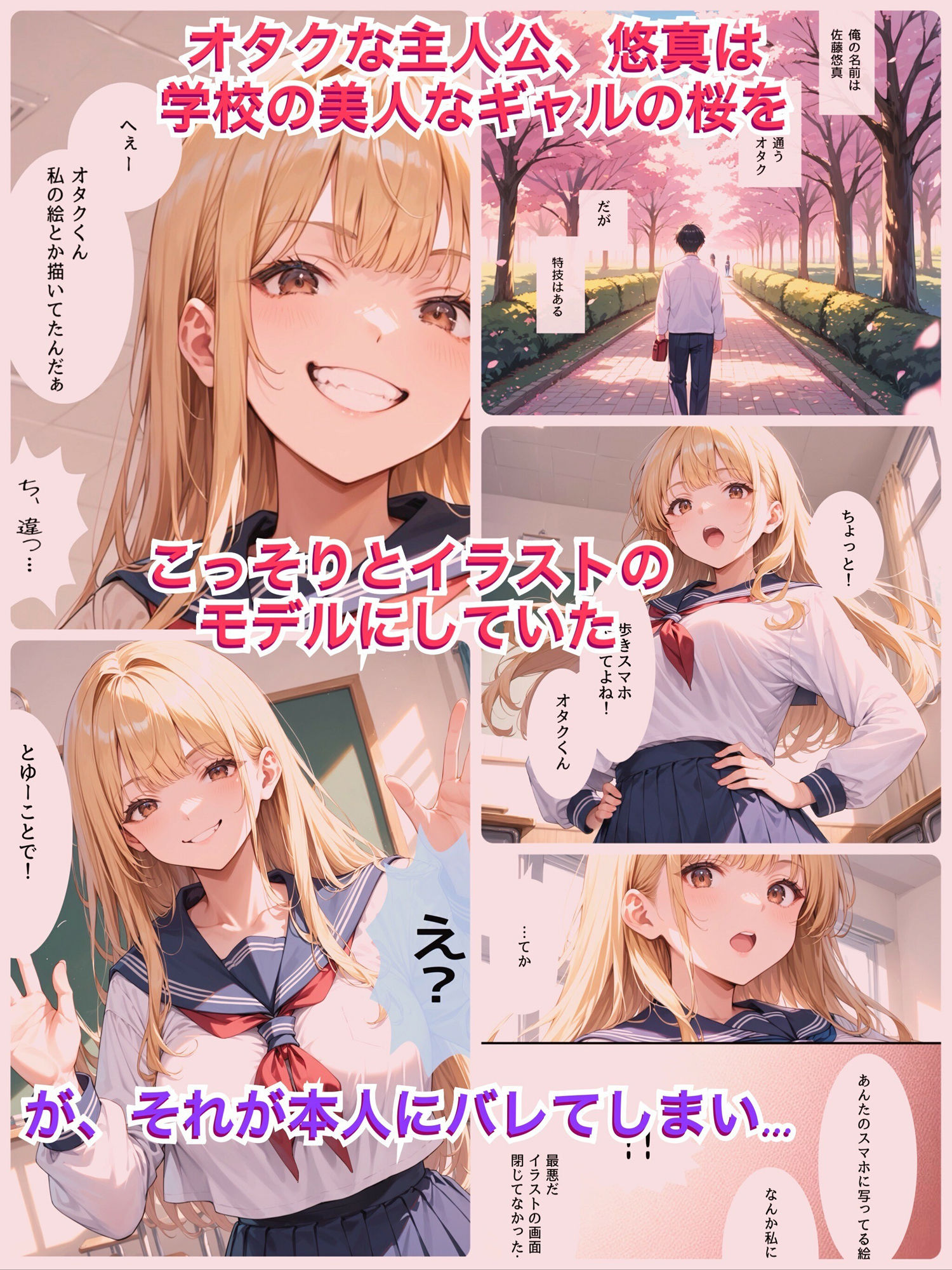 強気なギャルがオタクの俺にデレデレになった話 - サンプル画像 1