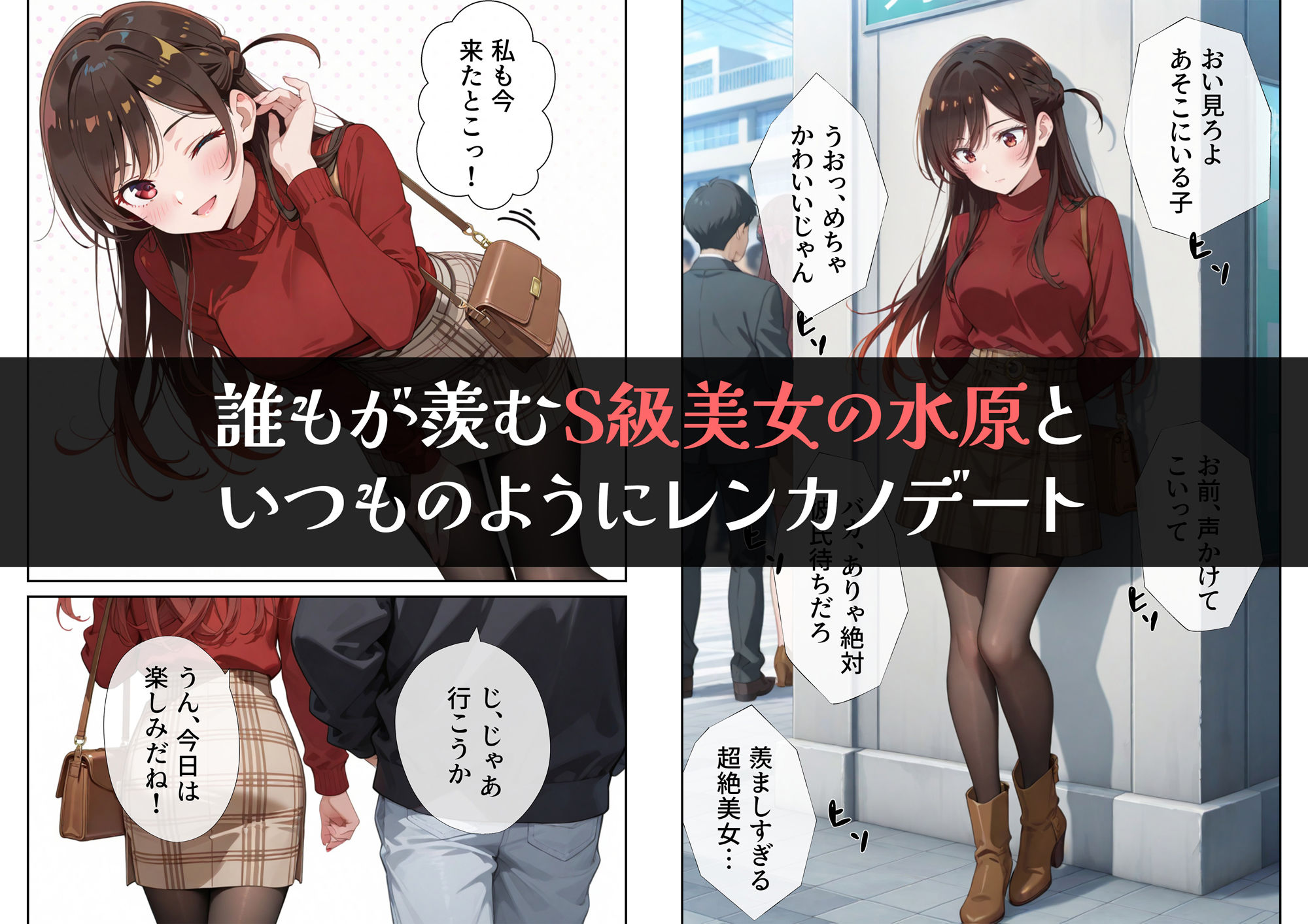 レンタル彼女、催◯洗脳で寝取ります - サンプル画像 1