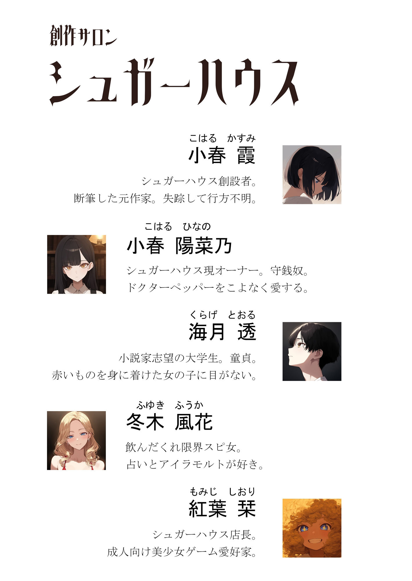 創作サロン  シュガーハウス（3本立てオムニバス/特別番外編つき） - サンプル画像 1