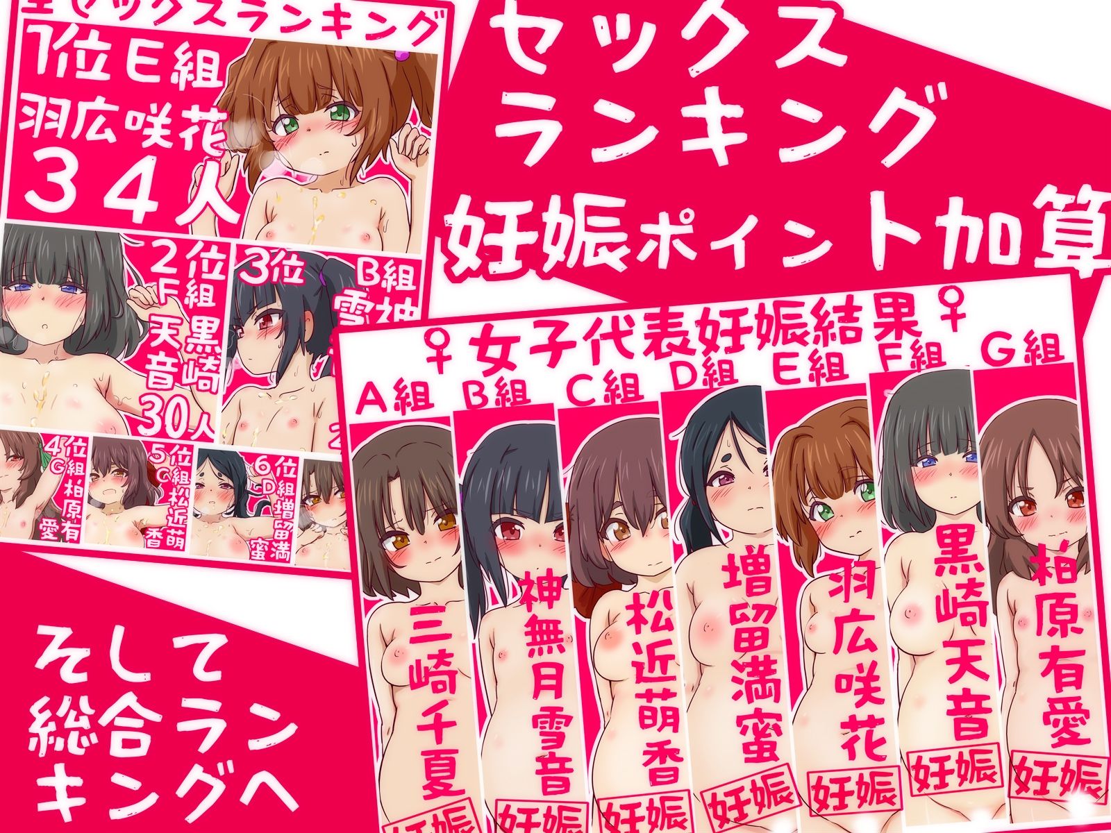 女子ランキング結果発表-クラス対抗性教育祭！- - サンプル画像 3