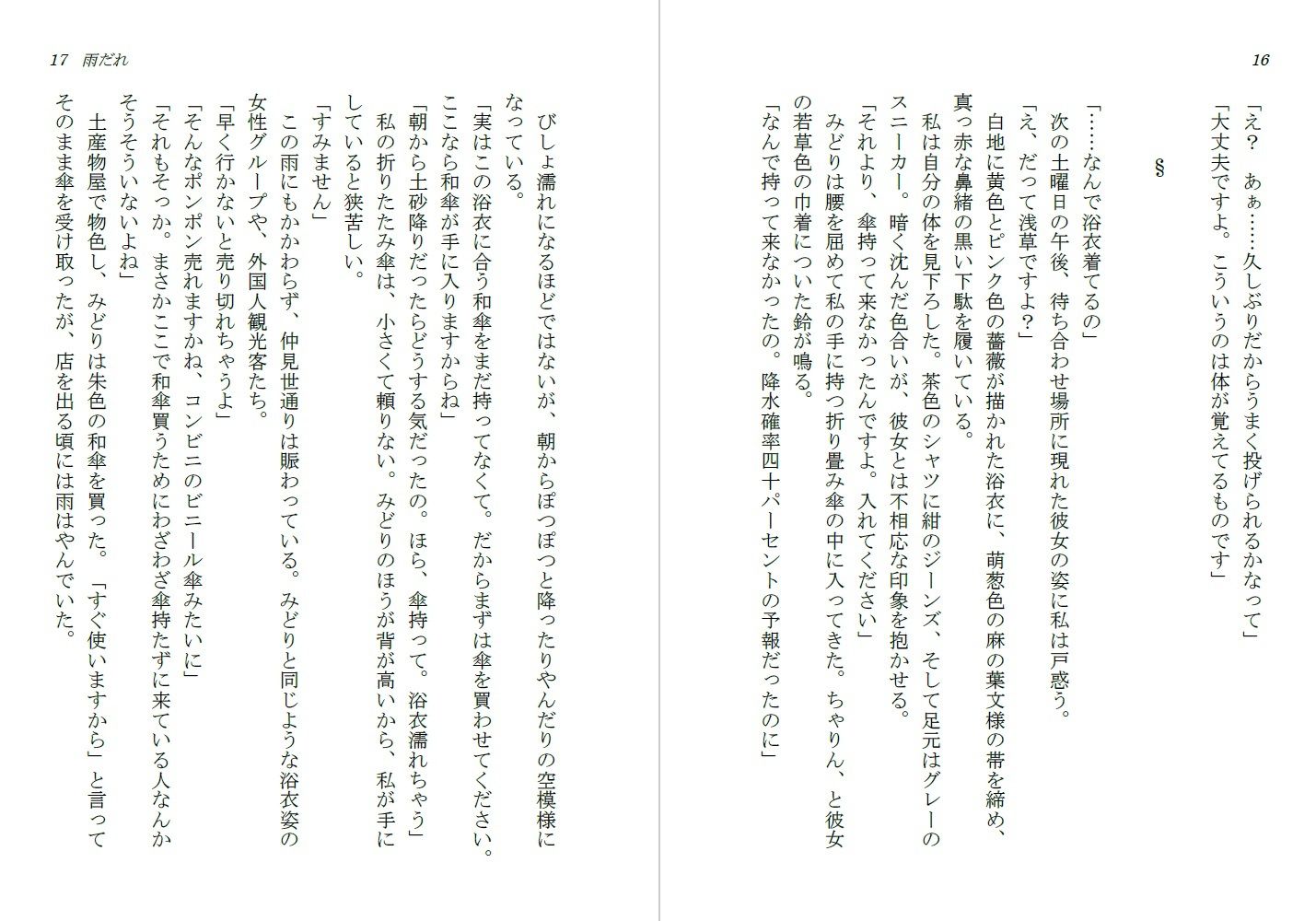 雨だれ - サンプル画像 3