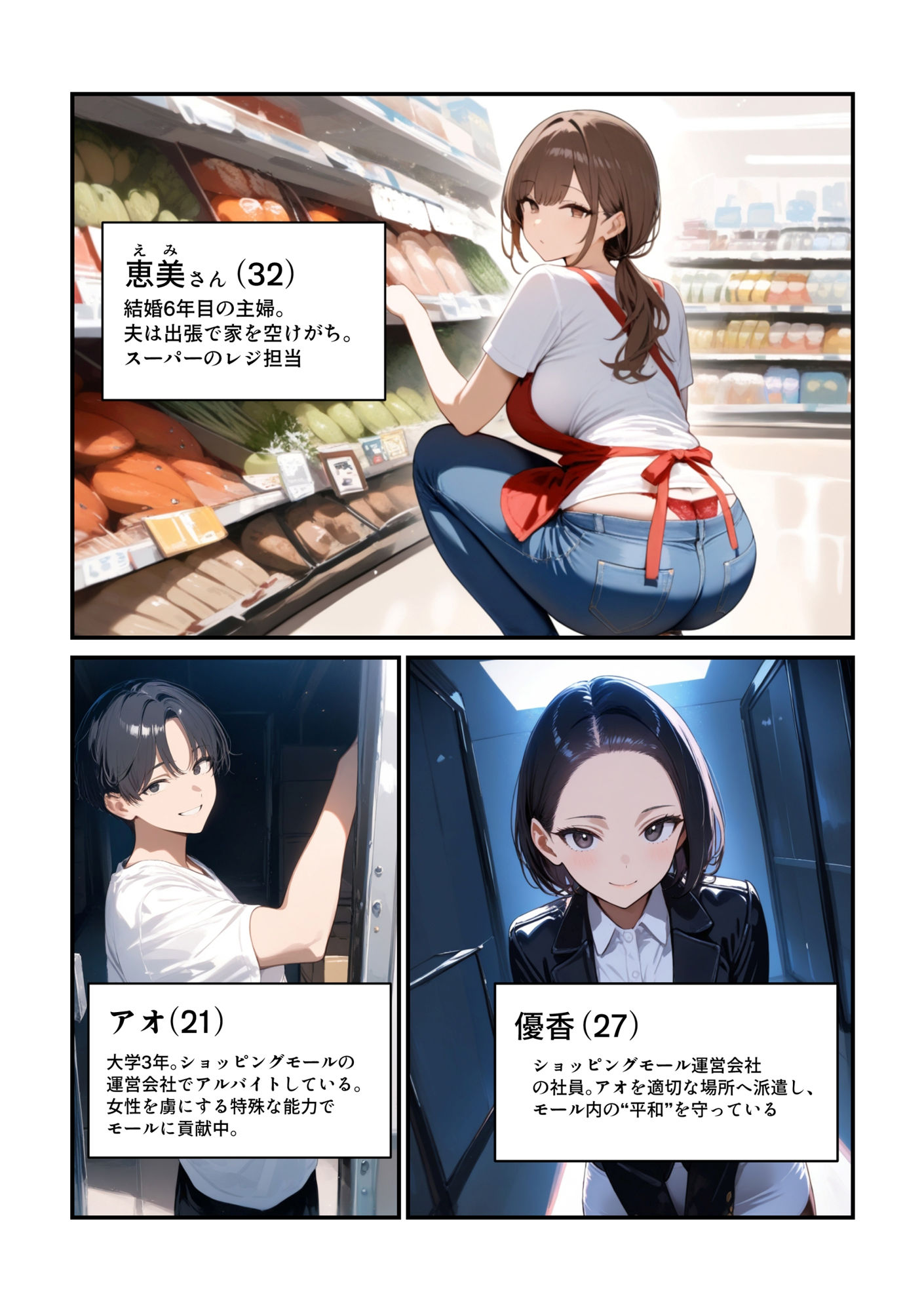 バ先の美女（オンナ）ぜんぶヤる 〜【第1話】恵美さん・32歳 スーパーの巨乳パート妻〜 - サンプル画像 1