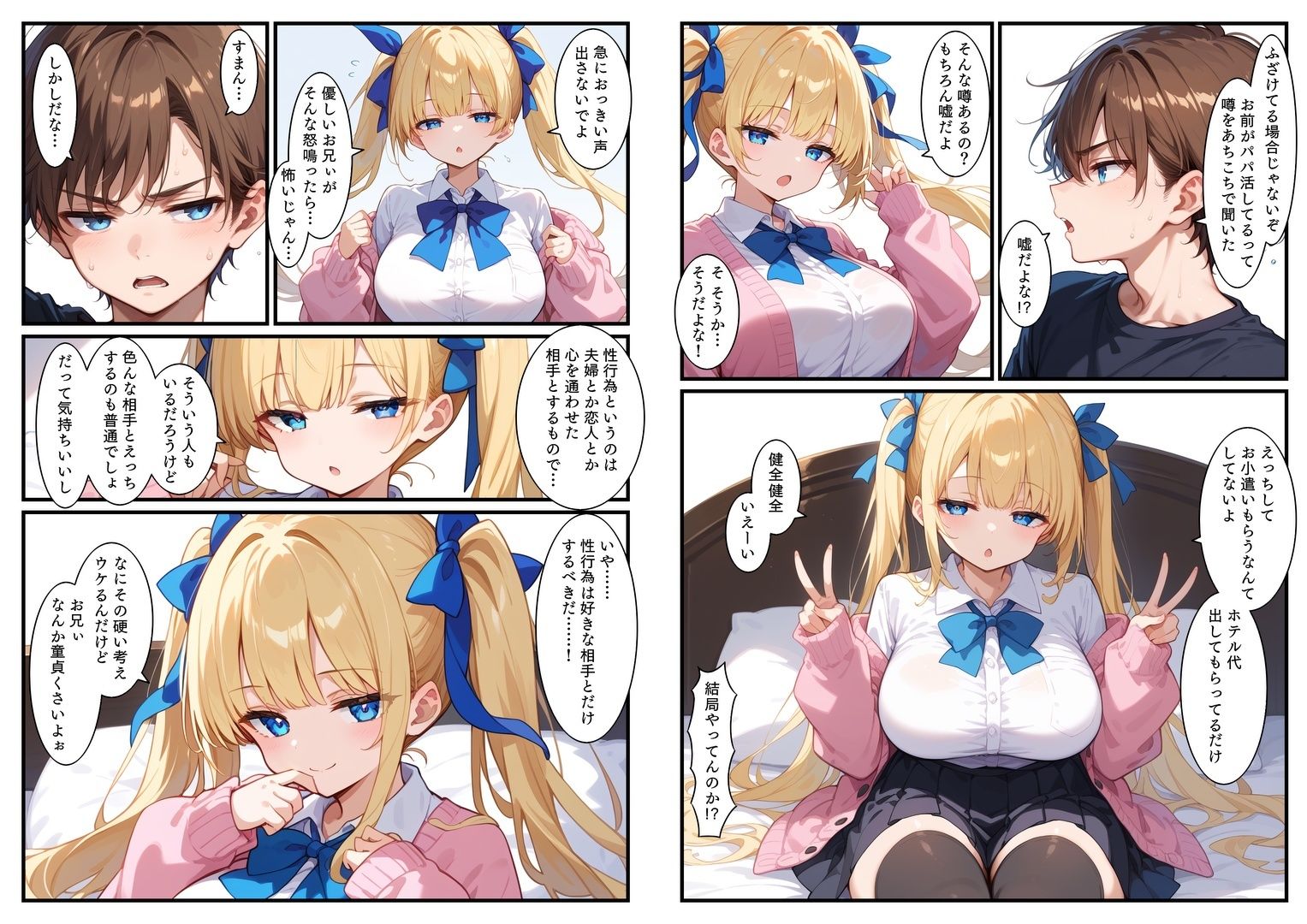 ヤリマン妹が選ぶベストチンコは童貞お兄ちゃん - サンプル画像 1