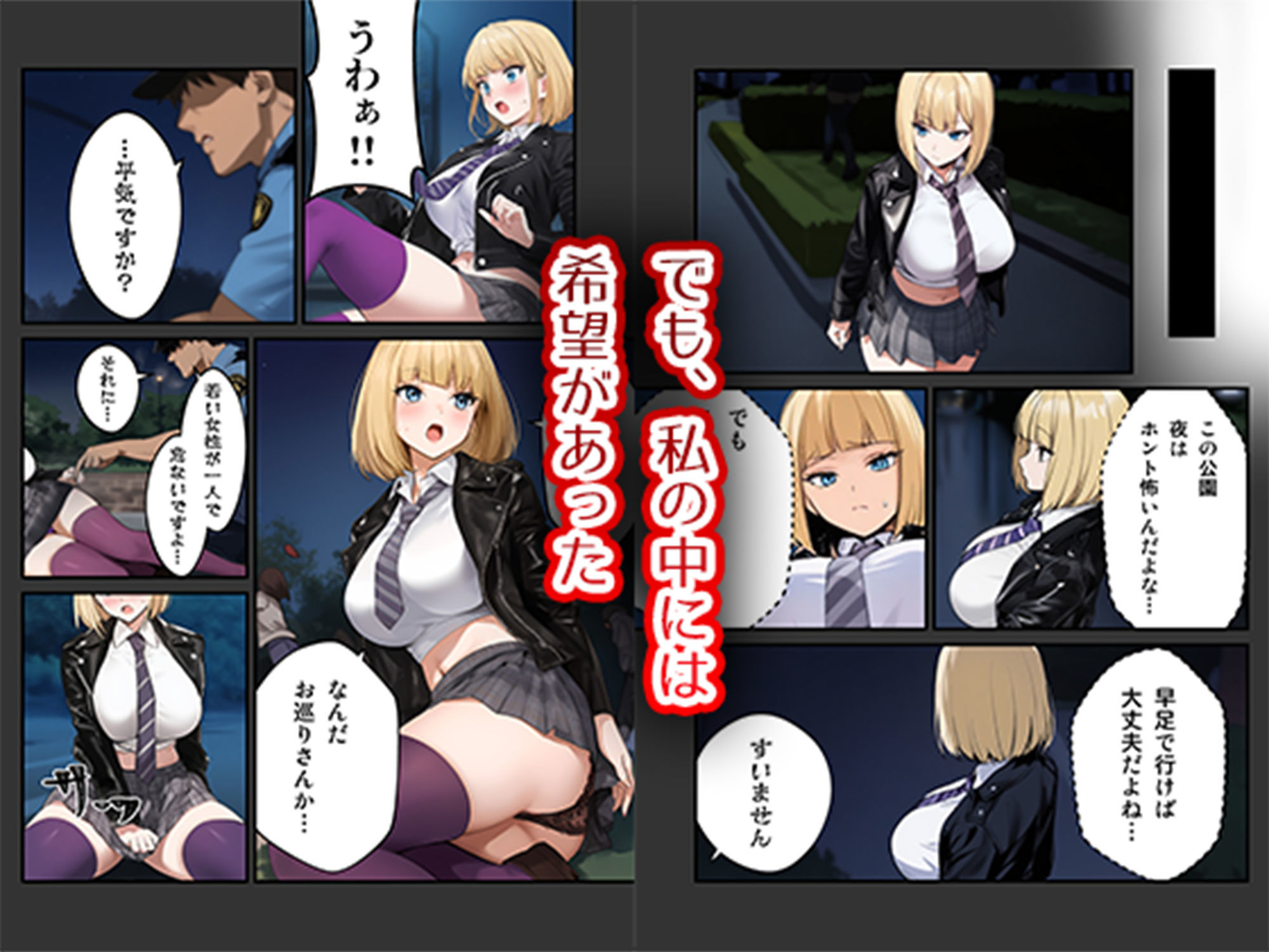 彼氏に売られてストーカーに飼われるギャルの話 - サンプル画像 2