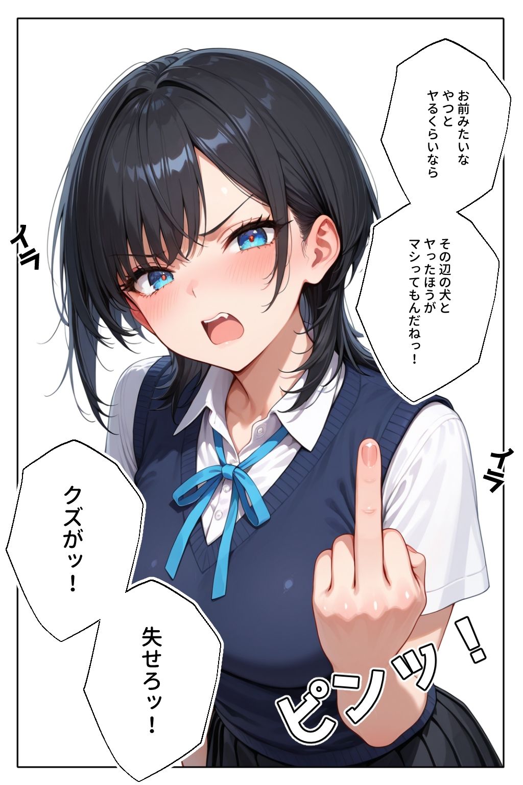 中指立てたらわからされた - サンプル画像 3