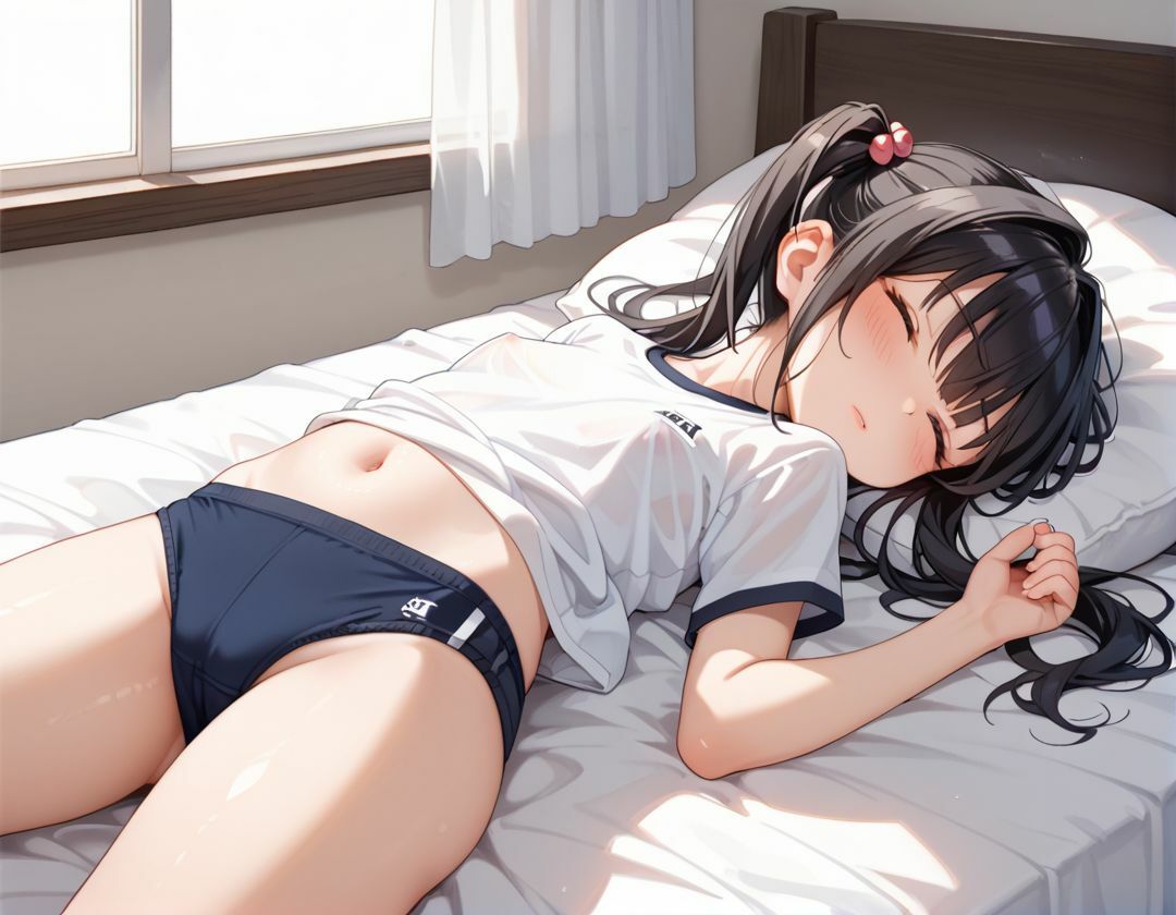 ちっぱいな少女とブルマえっちする話 - サンプル画像 3