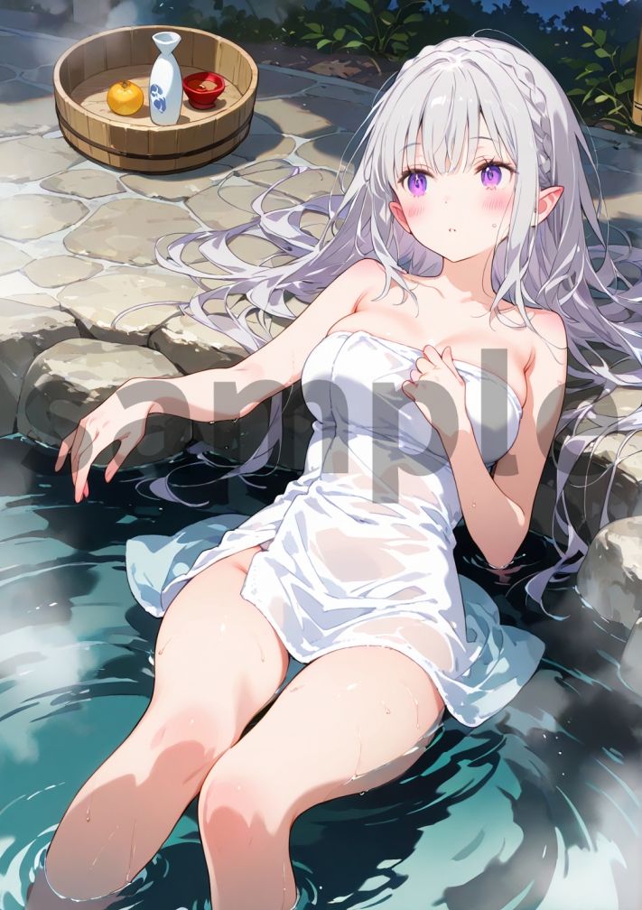 エ〇リアと温泉からの濃密えっち - サンプル画像 1