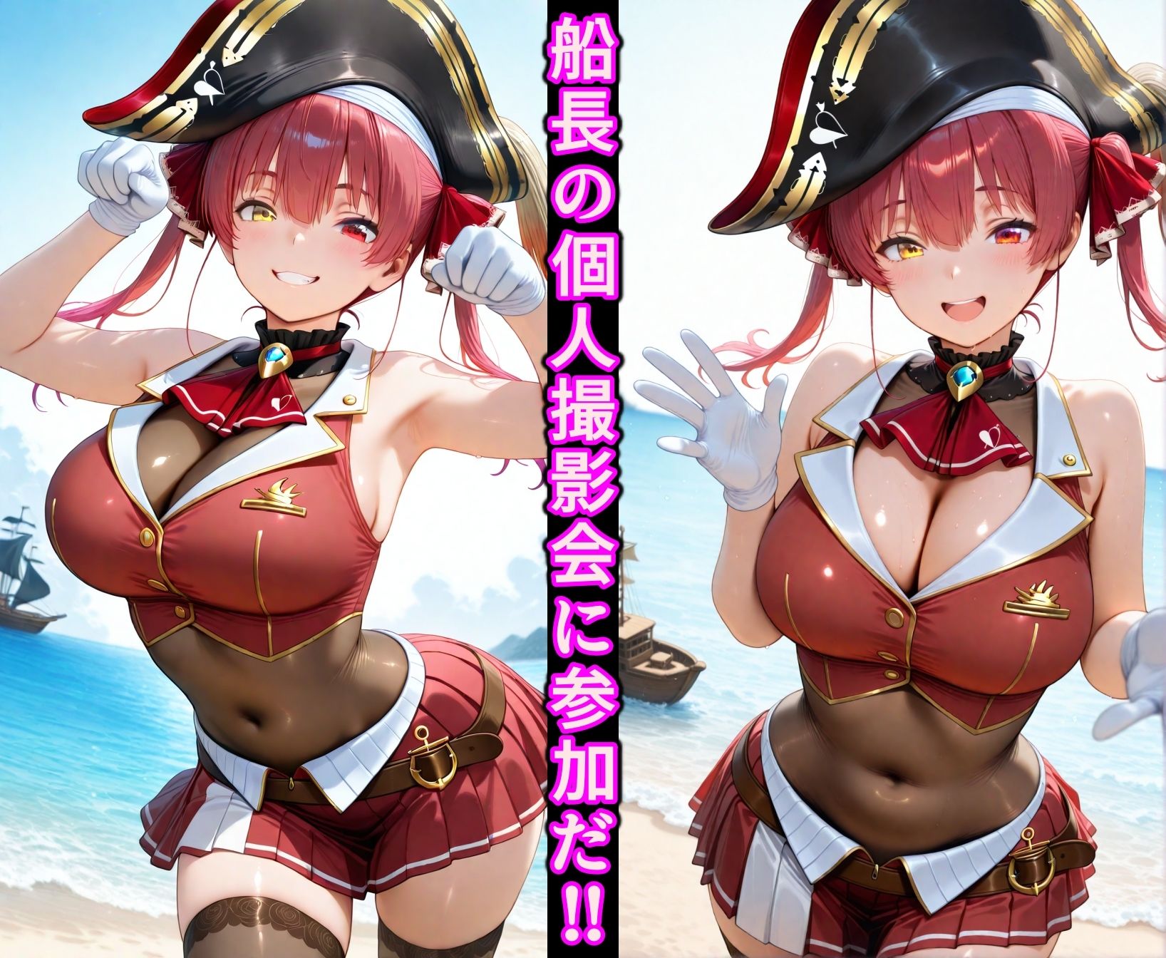 撮影会でかわいいを連呼したらなんでもさせてくれたVTuber〜宝◯マリン〜 - サンプル画像 1