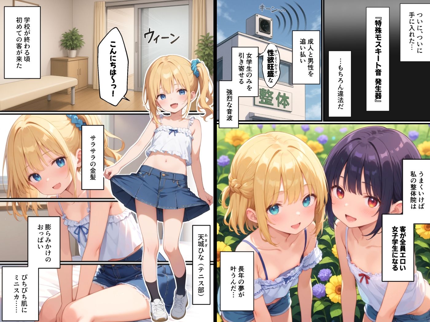 整体院を改造したらエロい美少女しか来なくなったので好き放題ヤります。 - サンプル画像 1