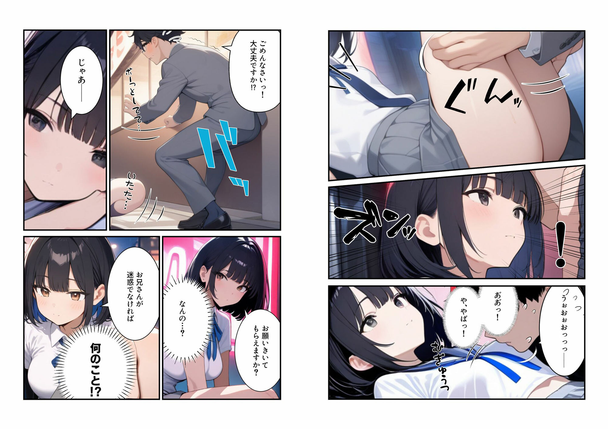 微経験女子・モテないオレだけど満員電車でたまに見かける女子校生に「はじめて」をお願いされた〜心春編 - サンプル画像 2