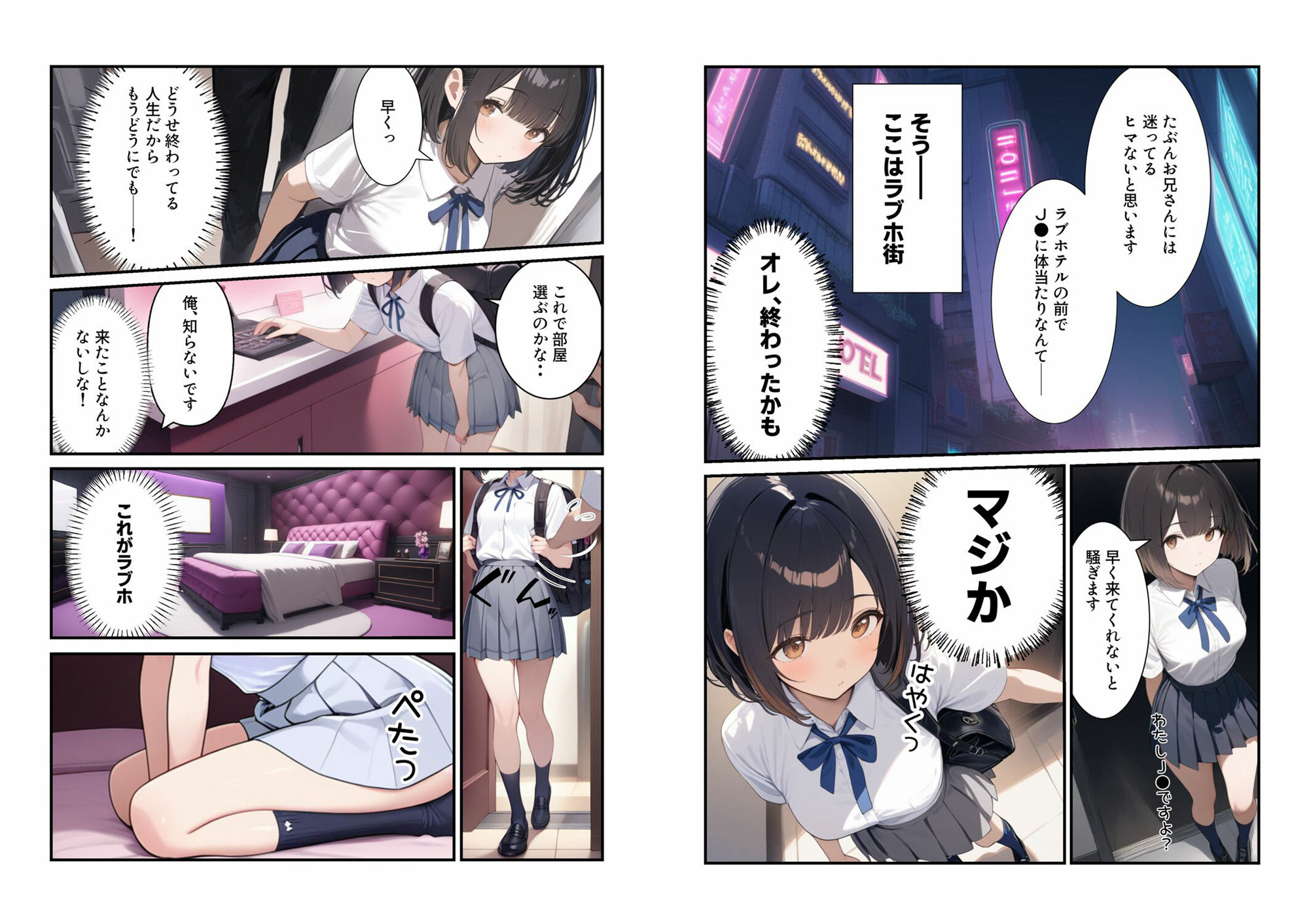 微経験女子・モテないオレだけど満員電車でたまに見かける女子校生に「はじめて」をお願いされた〜心春編 - サンプル画像 3