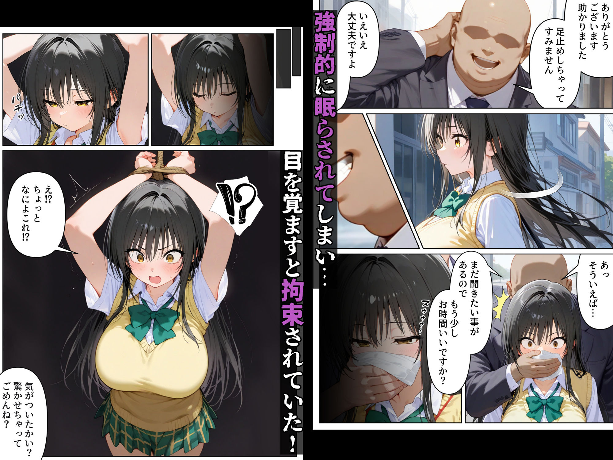 泣かせ屋代行 古〇川唯編 〜強気なツンデレ少女をキモデブおじさんが泣くまで徹底的に弄ぶ！！〜 - サンプル画像 3
