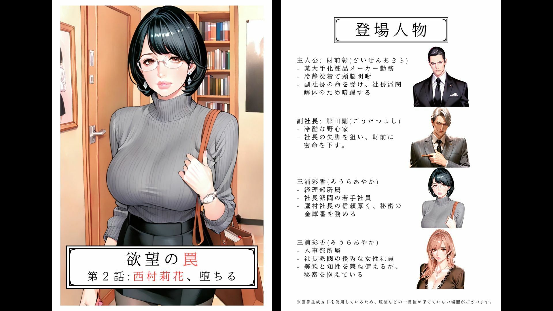 欲望の罠-第2話 西村莉花 堕ちる - サンプル画像 1