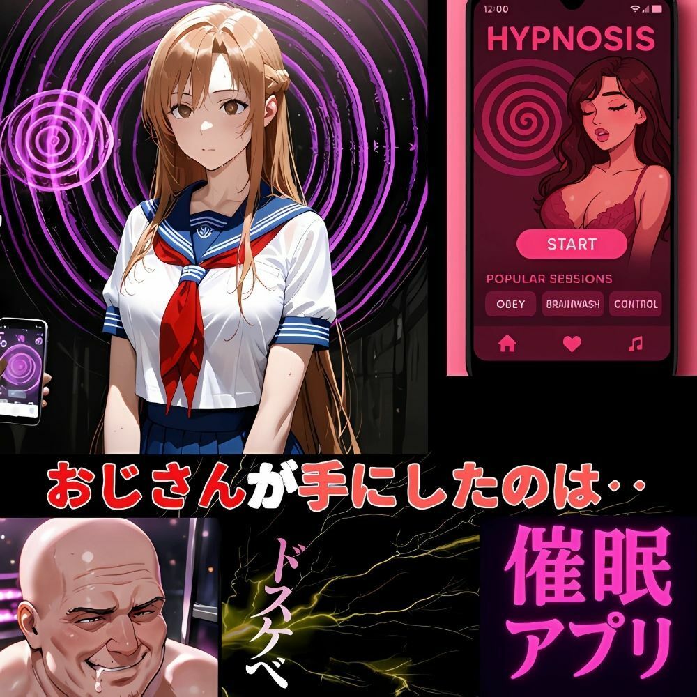 催●アプリ発動！アスナの意思は、もうない‥ - サンプル画像 1