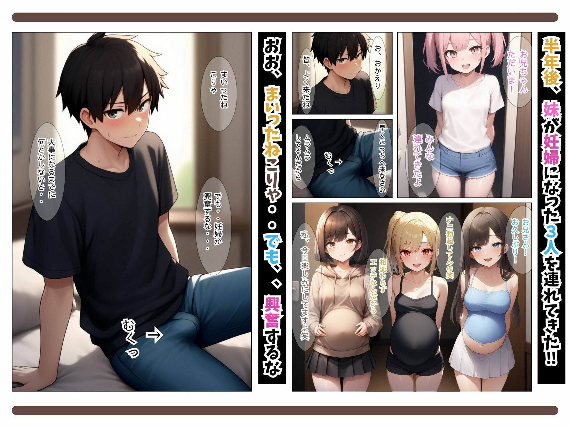 俺は妹の友達とお風呂で処女膜貫通SEXをする。〜妹の悪友（きなこ）美容友達（りなこ）勉強友達（まゆこ）と発育途上ハーレム乱交物語〜 - サンプル画像 10