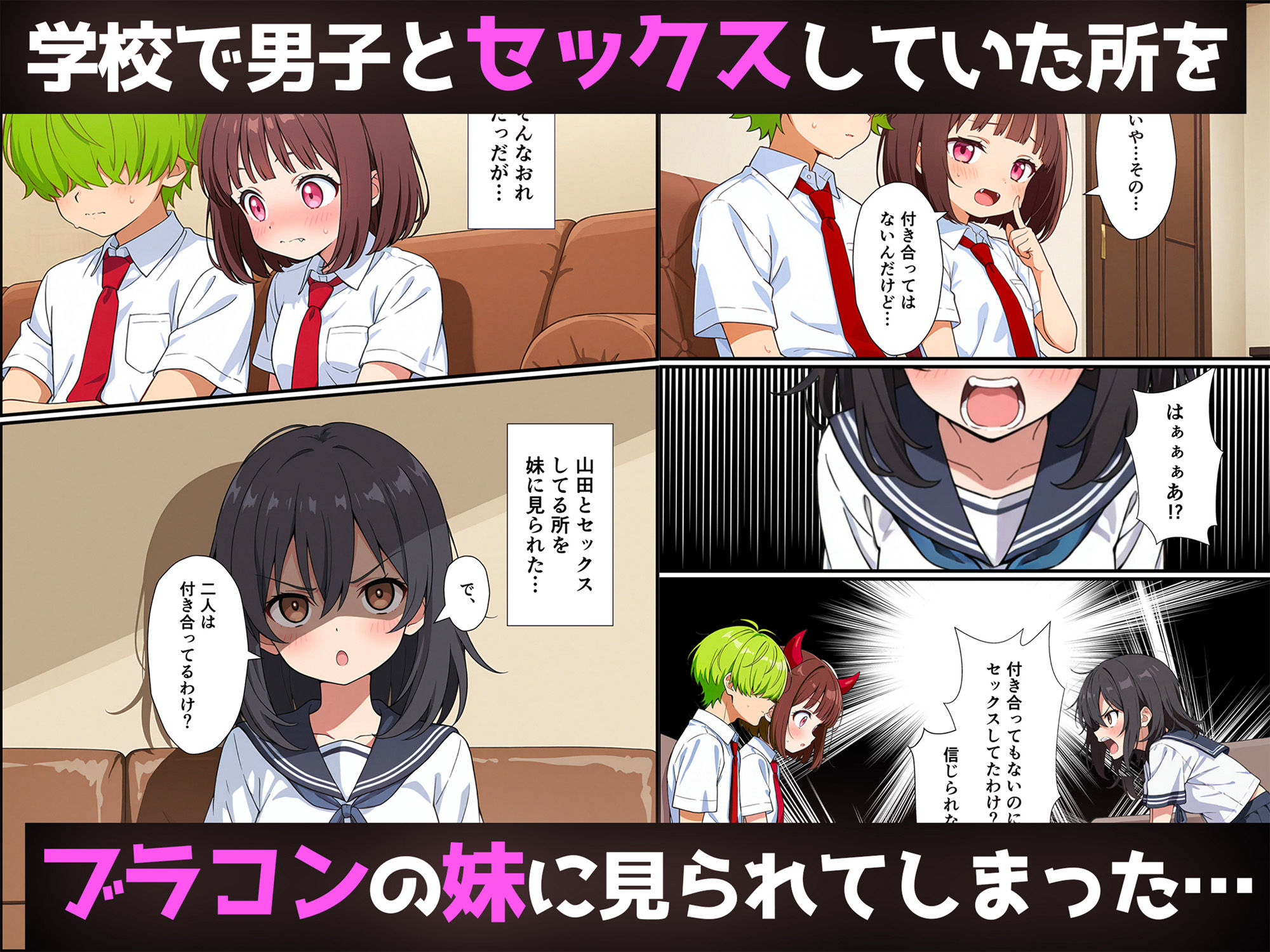 突然淫魔に女体化したおれが妹にメス堕ちさせられる話 - サンプル画像 2