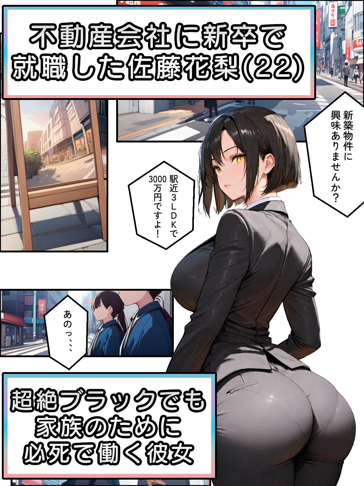 憧れの新卒ちゃんをパワハラ上司に寝取られた！大好きなあの子が喰われるのを見てるだけの僕 - サンプル画像 1
