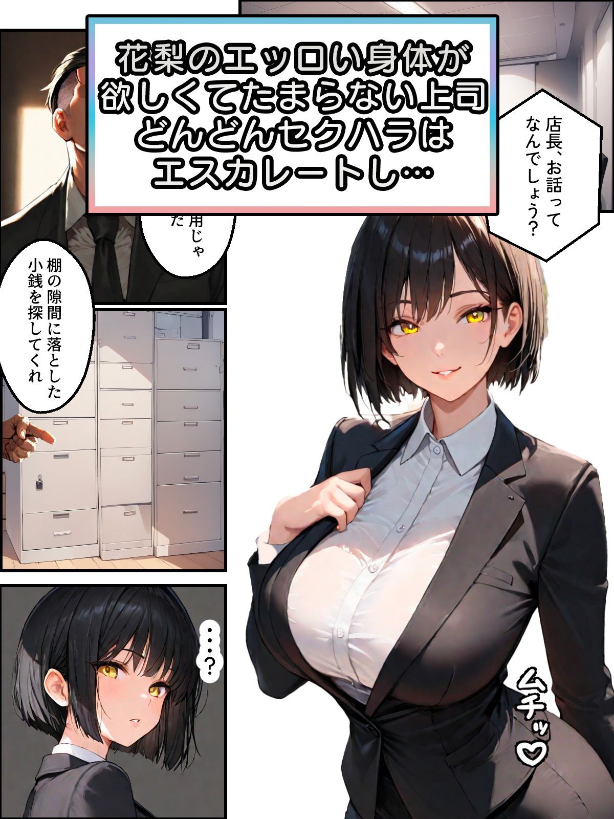 憧れの新卒ちゃんをパワハラ上司に寝取られた！大好きなあの子が喰われるのを見てるだけの僕 - サンプル画像 4