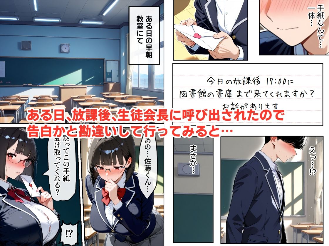 生徒会長は僕を虐めることでストレス解消しています - サンプル画像 3