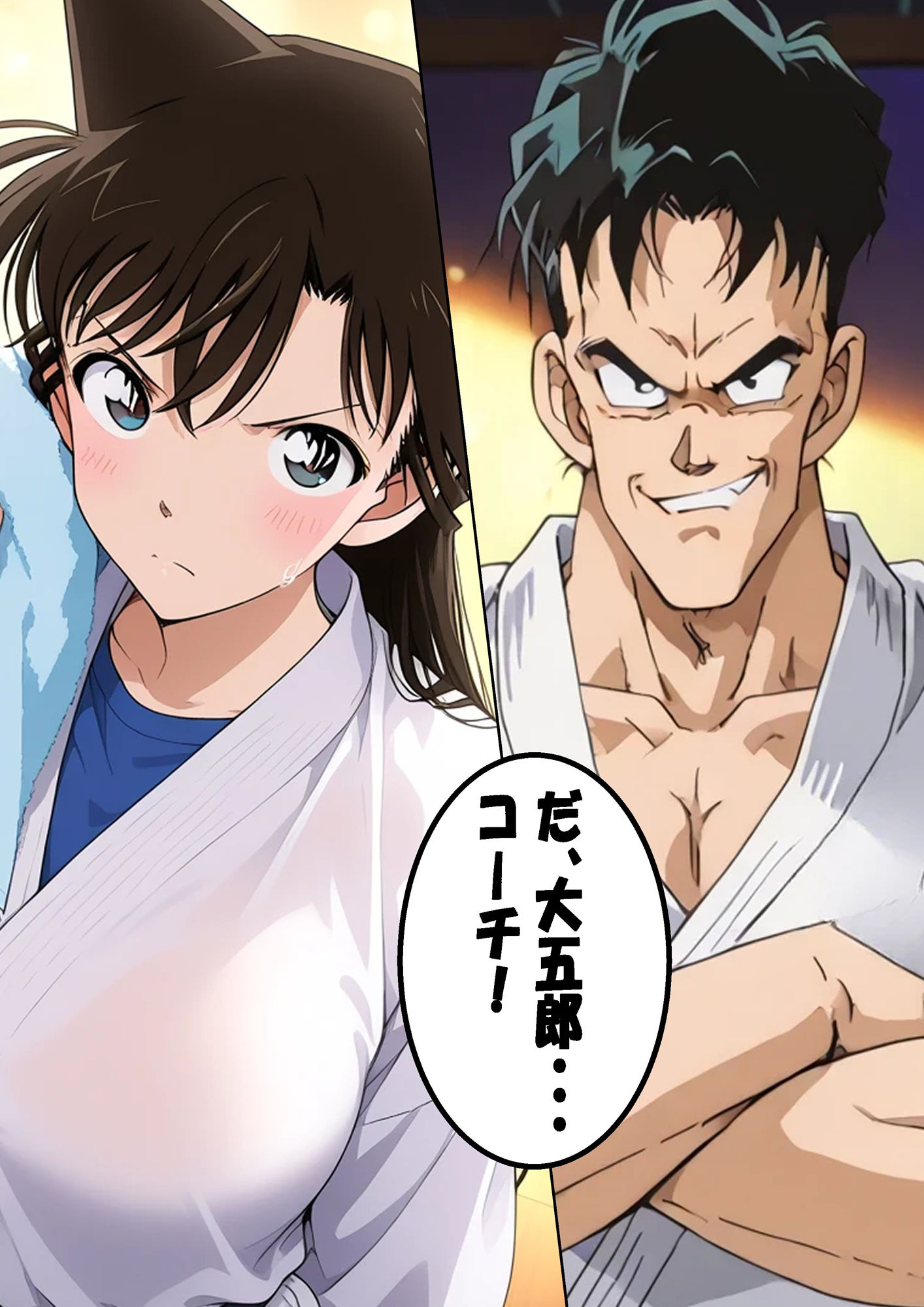 名探偵コ〇ン 毛利蘭 強●わいせつ事件 - サンプル画像 5