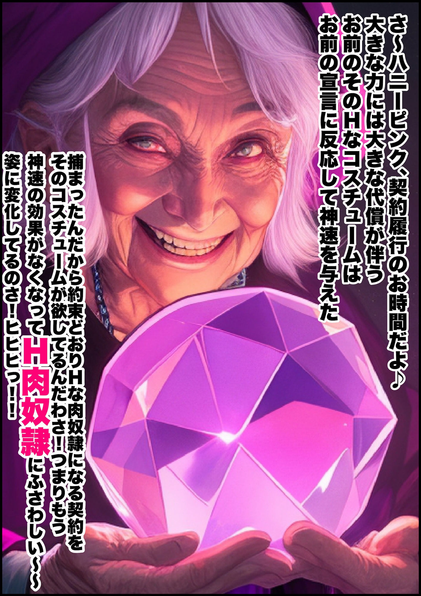 Hに変身・怪盗ハニーピンク2（AI改良版） - サンプル画像 3