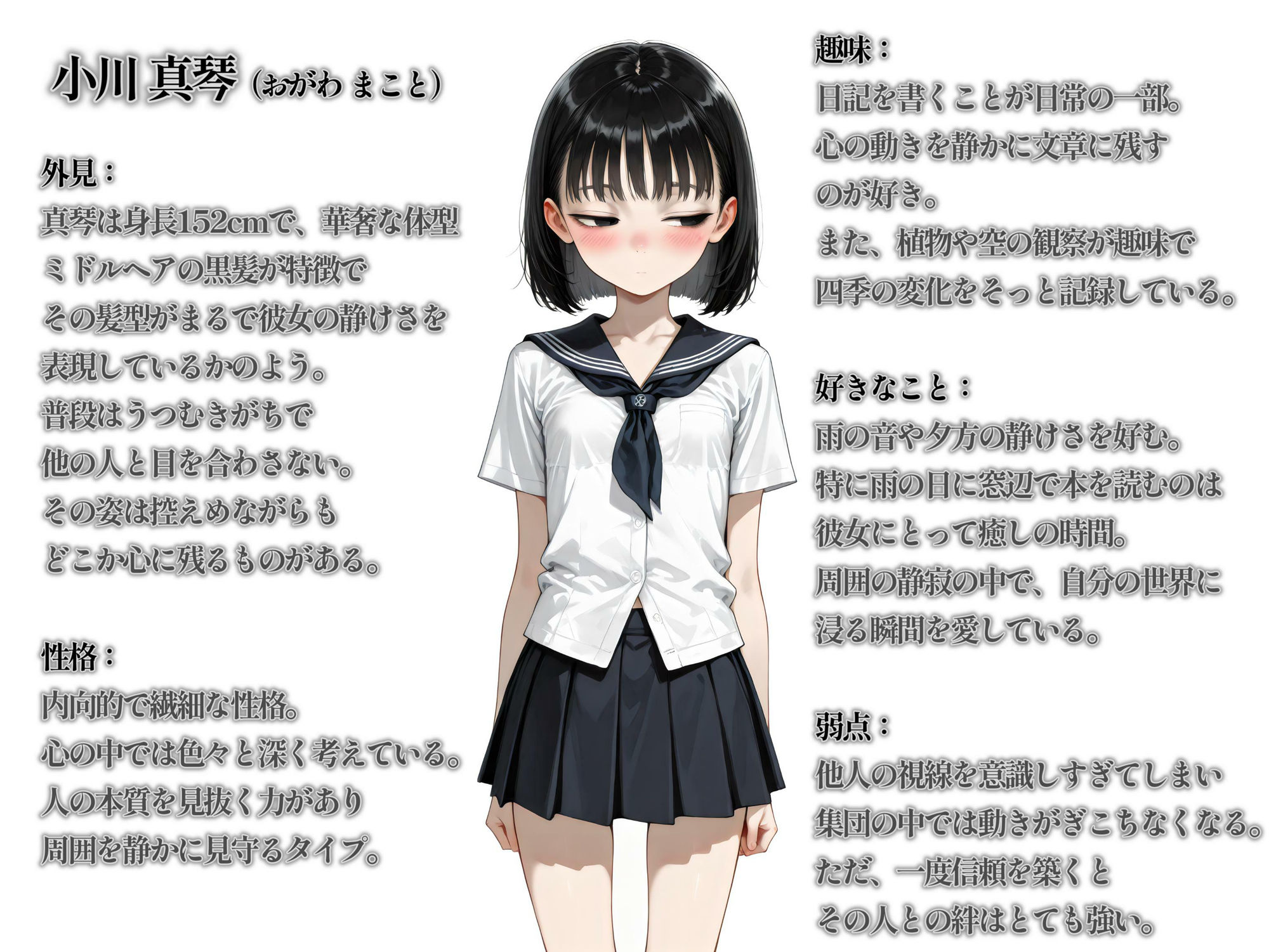 すじまんこ  華奢女子（ほそみのおんなのこ） - サンプル画像 4