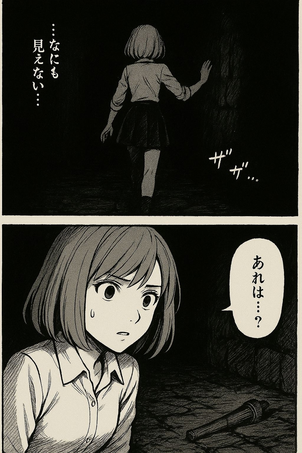 女冒険者の地下迷宮探索（ホラー、ダークファンタジー、ゴブリン、睡姦） - サンプル画像 2