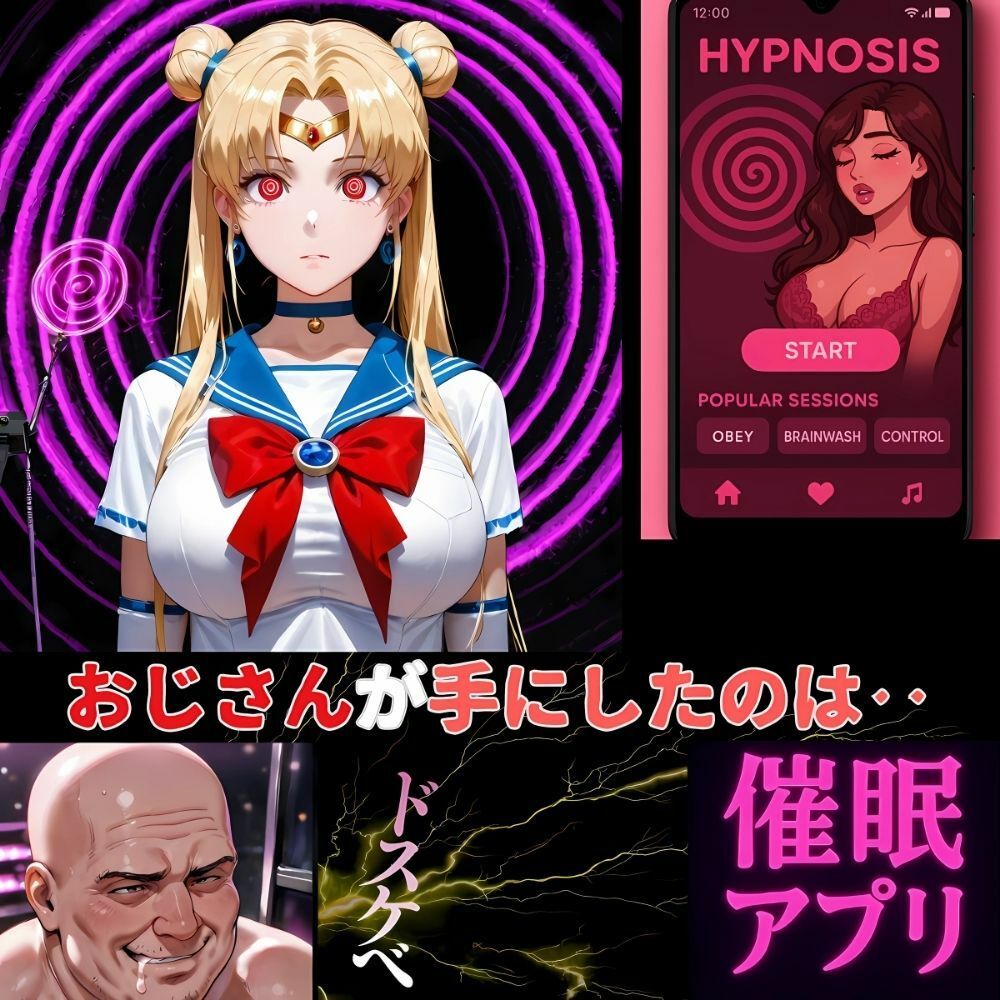 催●アプリ‥深層意識まで侵入完了‥セーラー戦士月野うさぎ - サンプル画像 1