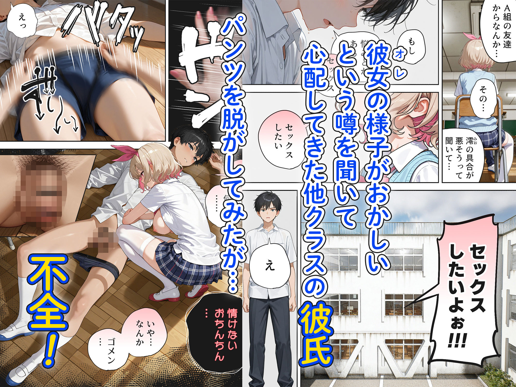 キモおじ⇔JK入れ替わり【2】クラスの男子誰の赤ちゃん孕むかな？ - サンプル画像 4
