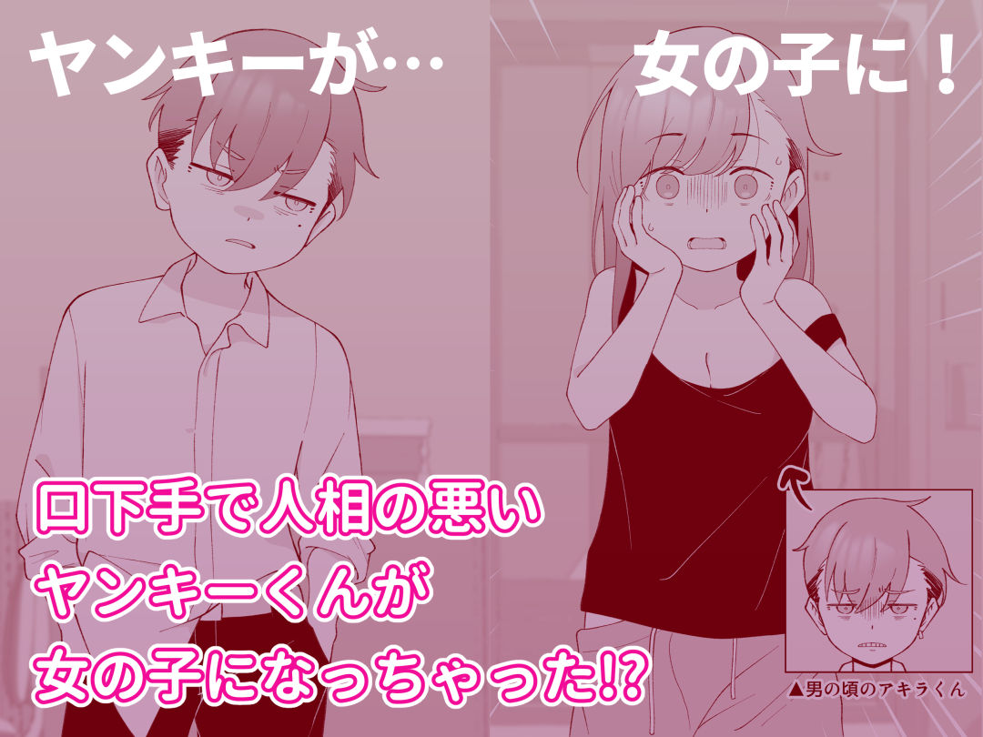 先生の彼女になる女の子になっちゃったヤンキー君 総集編完全版 - サンプル画像 1