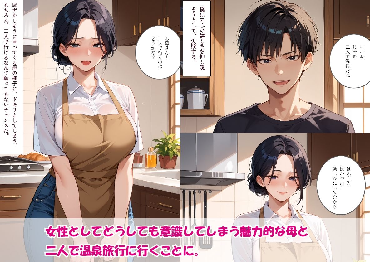 母と露天風呂付き客室のある温泉宿に行った話 - サンプル画像 2