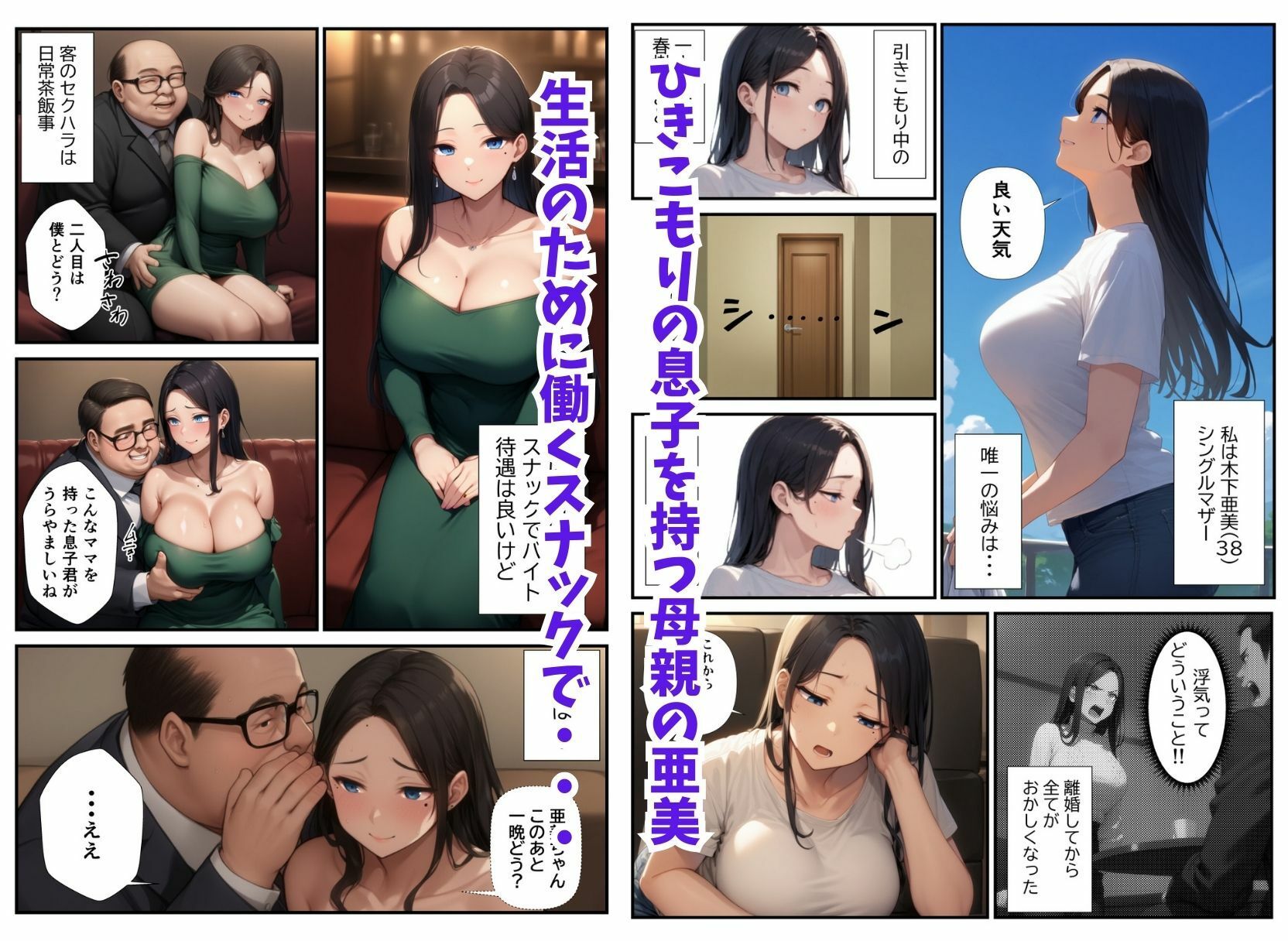 息子の友達に欲情しちゃった母親のイチャラブ中出し本気SEX - サンプル画像 1