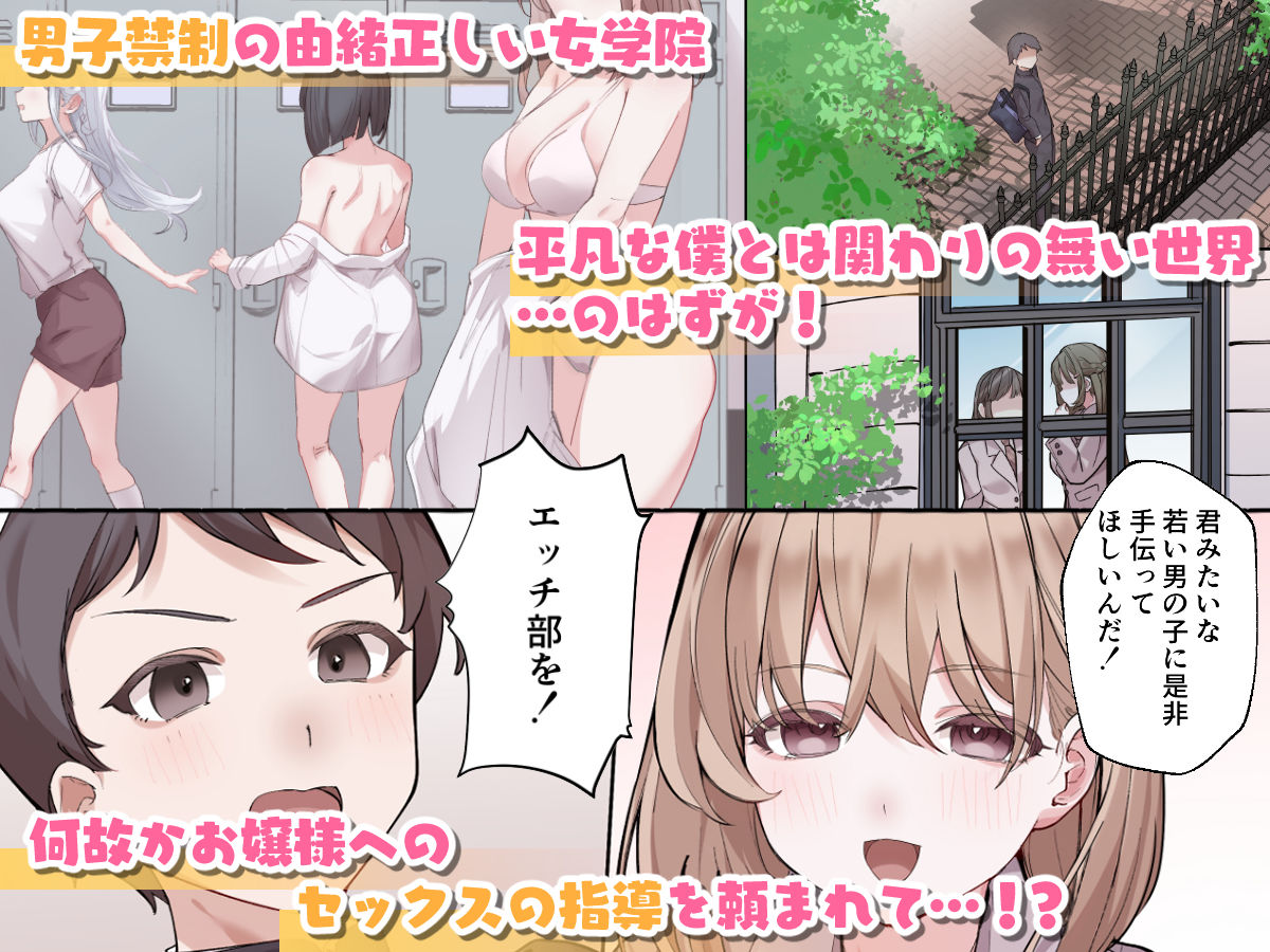 お嬢様校でエッチ部の顧問になった俺の中出し性交まみれの日々 - サンプル画像 1