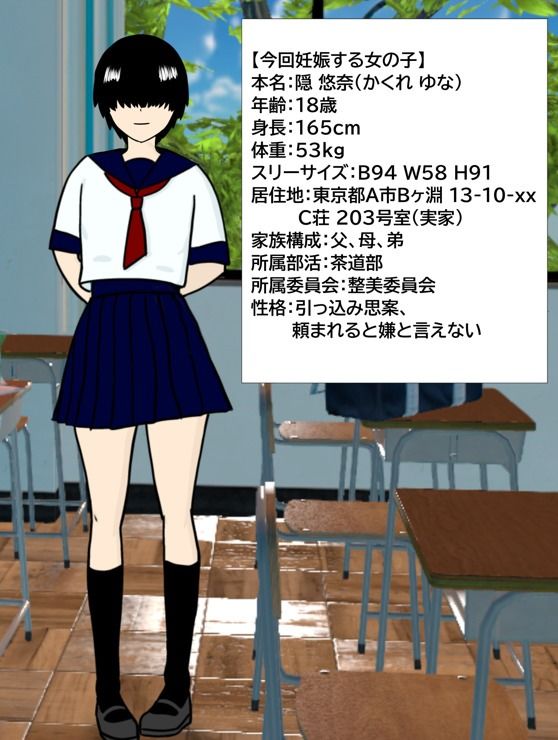 メカクレ地味子が、キモオタとの強●中出し交尾で妊娠するまでの記録。 - サンプル画像 1