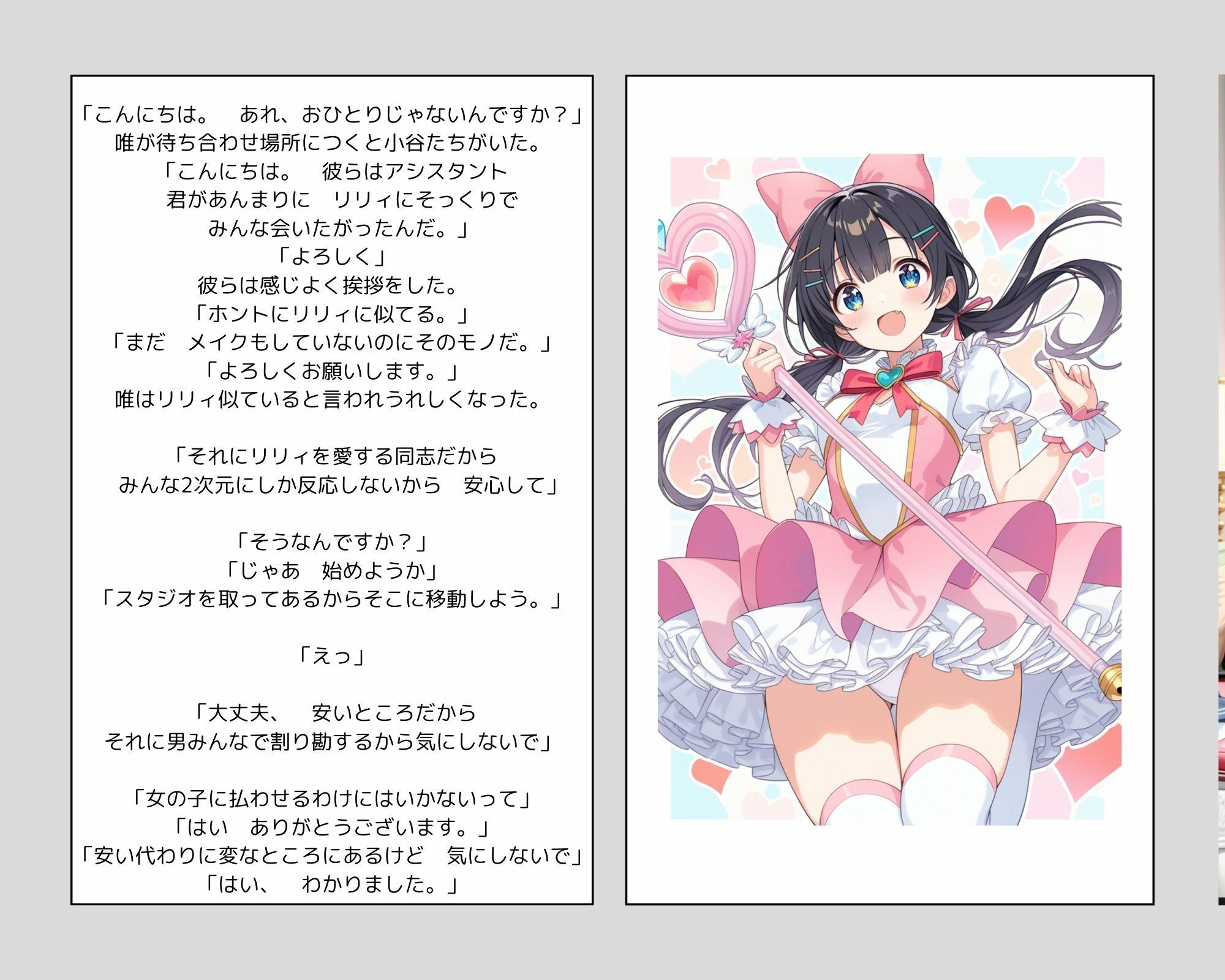 彼女の犯●れているところを見ていたい 女子大生編 コスプレイヤーを集団輪● ノベル＋AIイラスト99枚 - サンプル画像 3